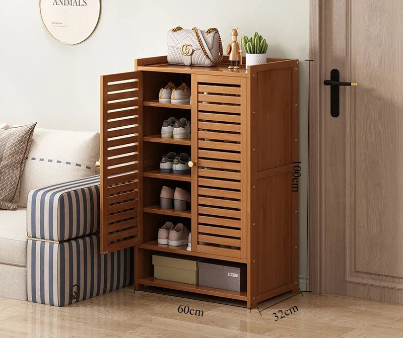 Shoe cabinet for home use, doorstep storage cabinet, wall facing hallway, indoor entrance, rental room, multi-layer shoe rack