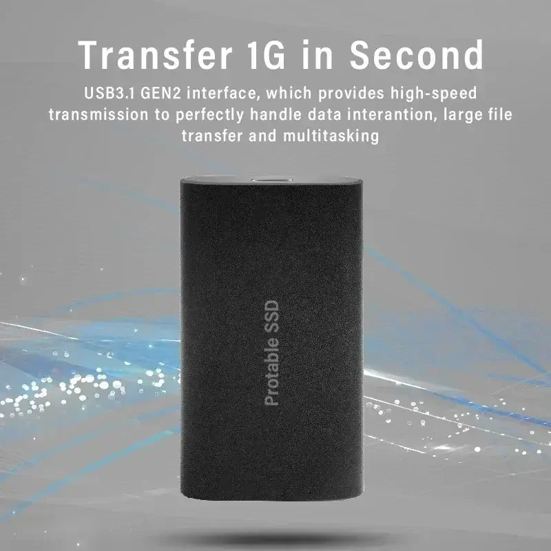 USB Portable SSD Hard Drive for Laptop/MAC USB3.0 8TB Solid-state Hard Disks High Speed Large Capacity Storage Devices