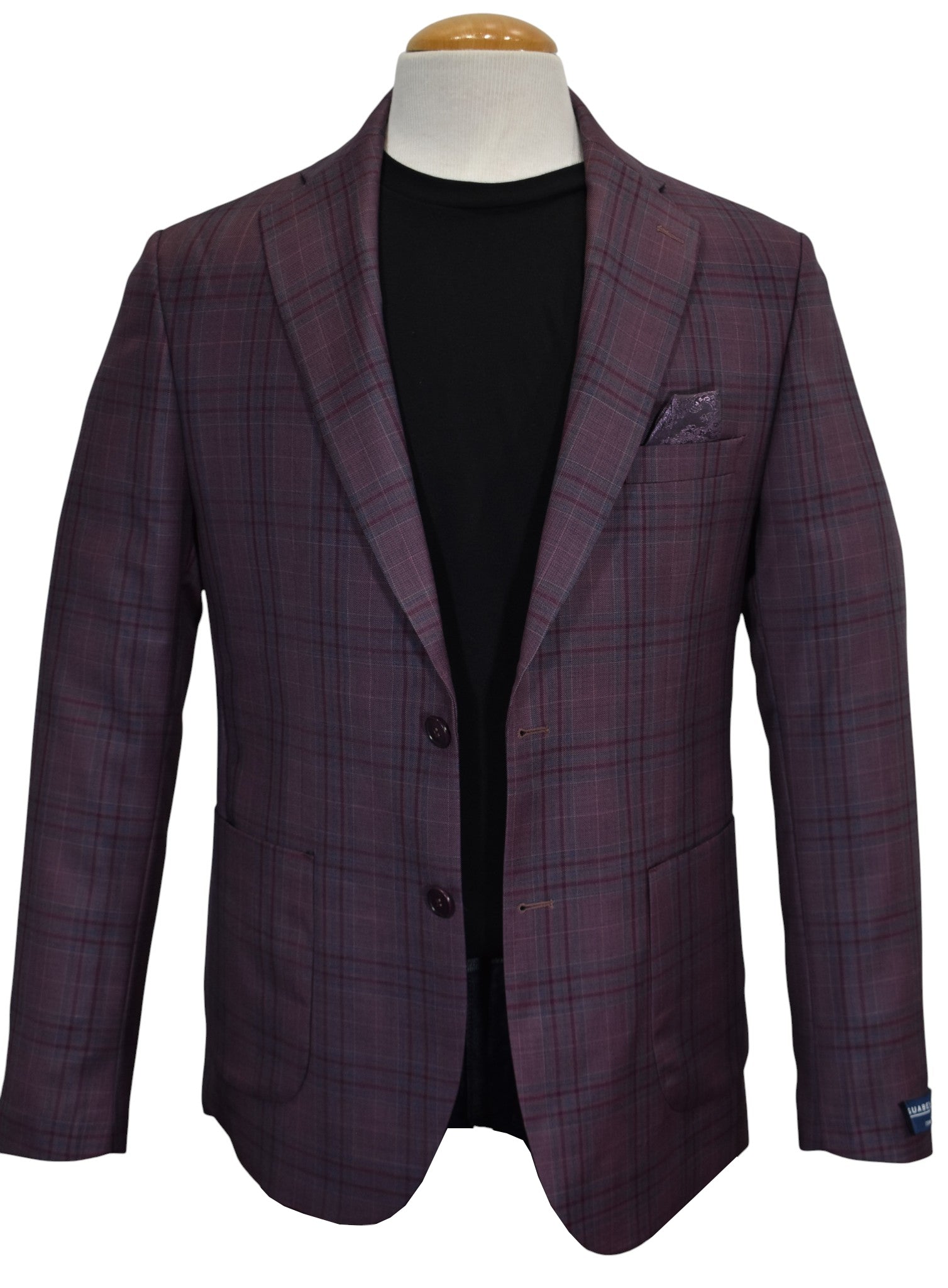 SC104 Marcello Italian Mauve Plaid
