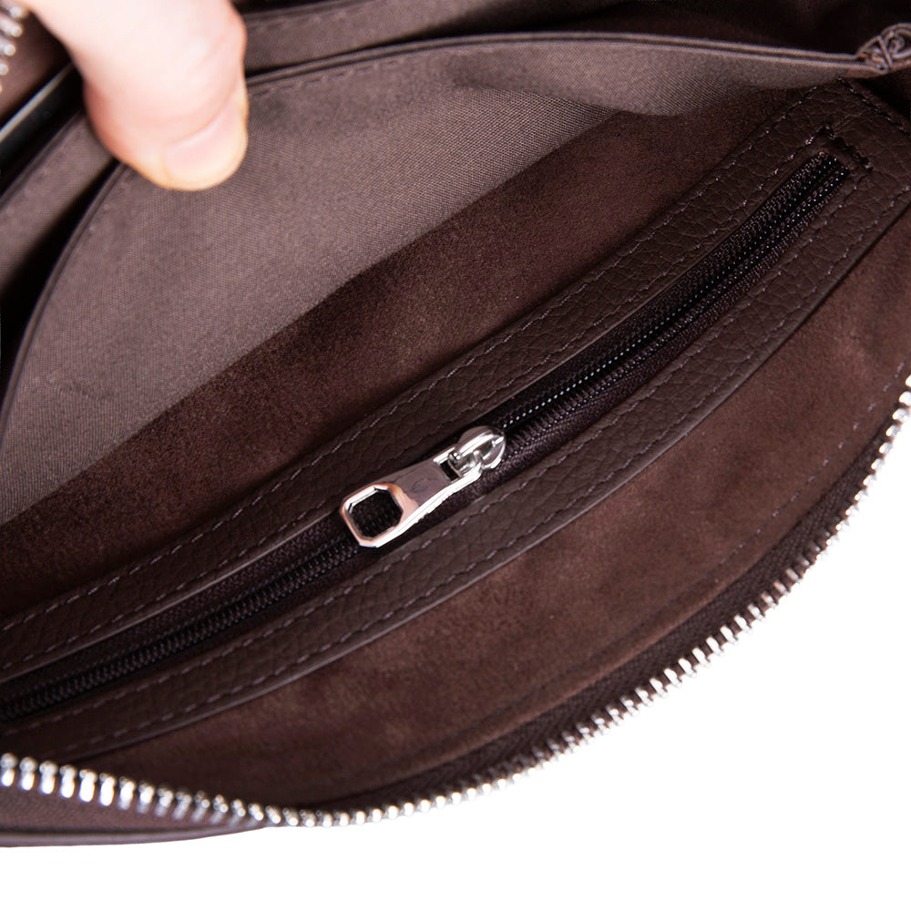 Lupus Leather Clutch Bag – Genuine Leather Wrist Clutch for Men & Women for Everyday Elegance | Minimal & Handcrafted