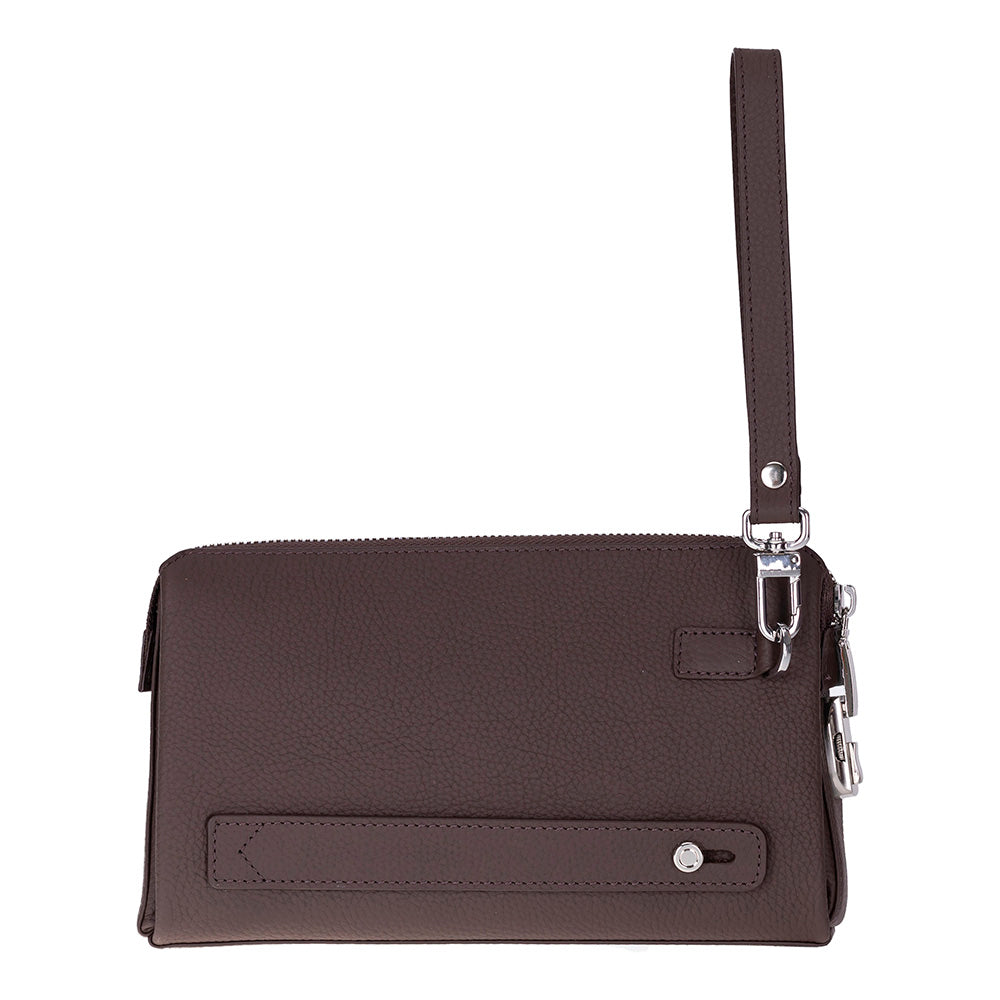 Lupus Leather Clutch Bag – Genuine Leather Wrist Clutch for Men & Women for Everyday Elegance | Minimal & Handcrafted