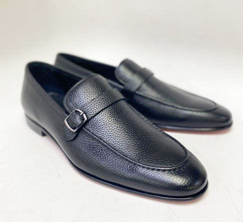 C Collection Deerskin Loafer - Black