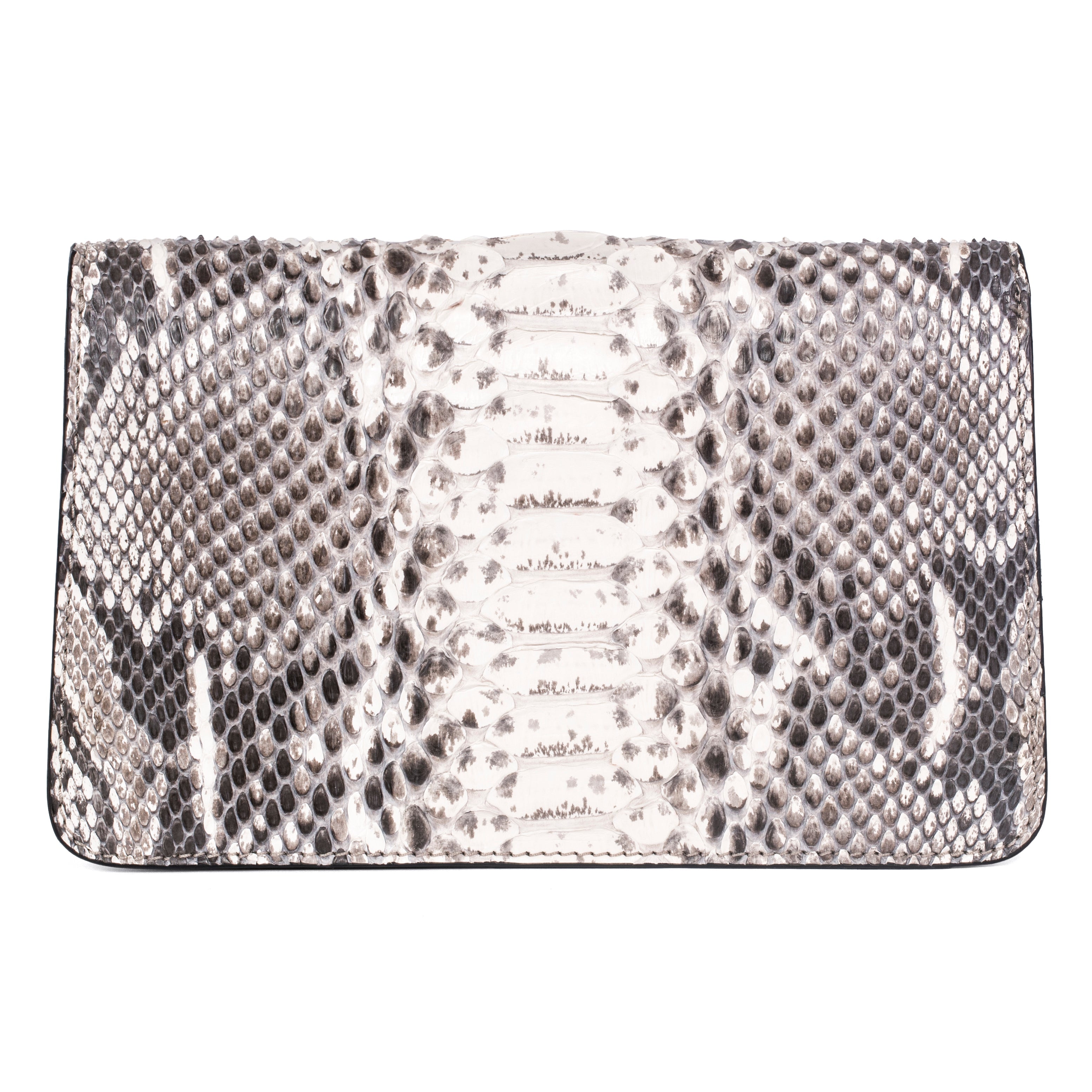 Natural Python Clutch With Snake Head