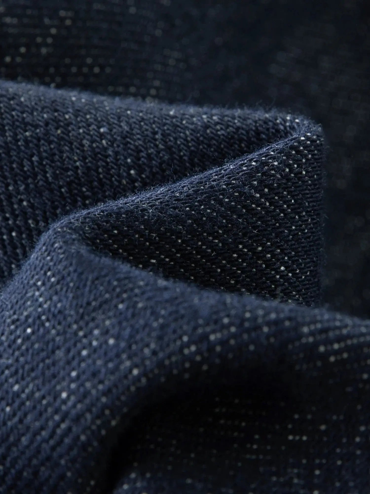 Retro Contrast A-Line Denim Skirt