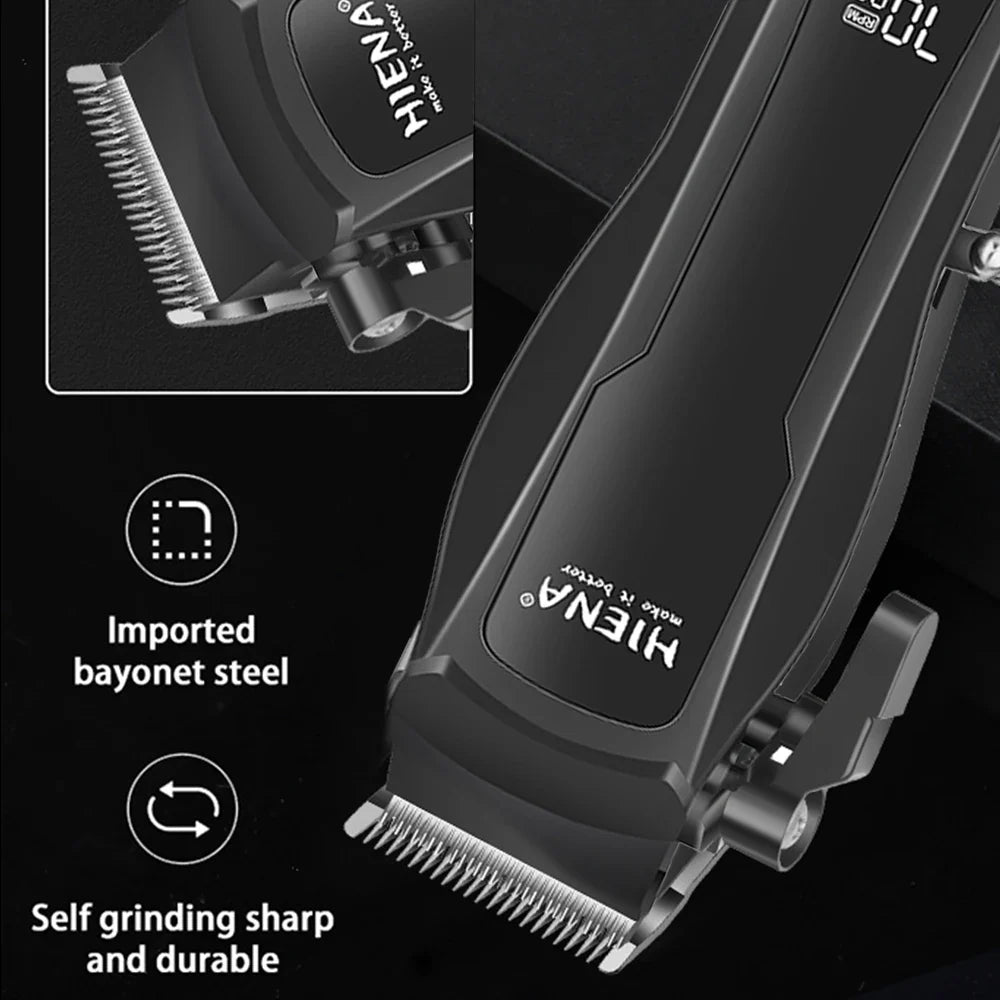Hair Clippers for Men Professional Cordless Barber T-Blade Beard/Hair Trimmer Set Electric Razor Foil Shaver Nose Men's Hair Cut