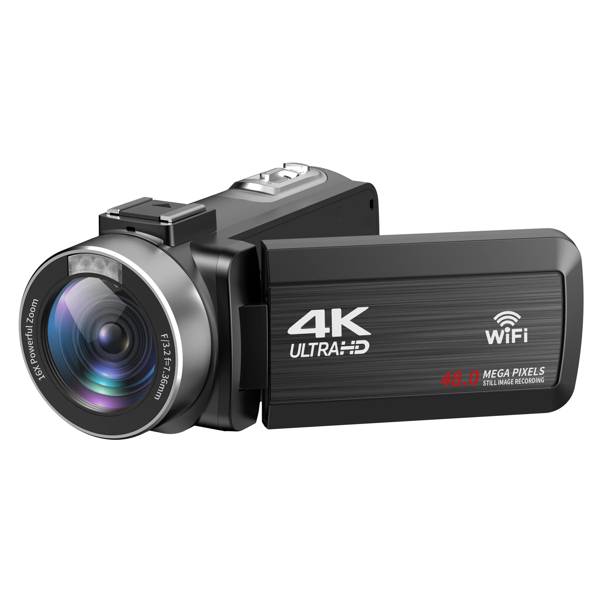 Full 4K Camcorder 18X 48MP Digital Camera Livestream Webcam UHD Vlog Video Recorder Wide Angel Macro Lens Photography Cameras