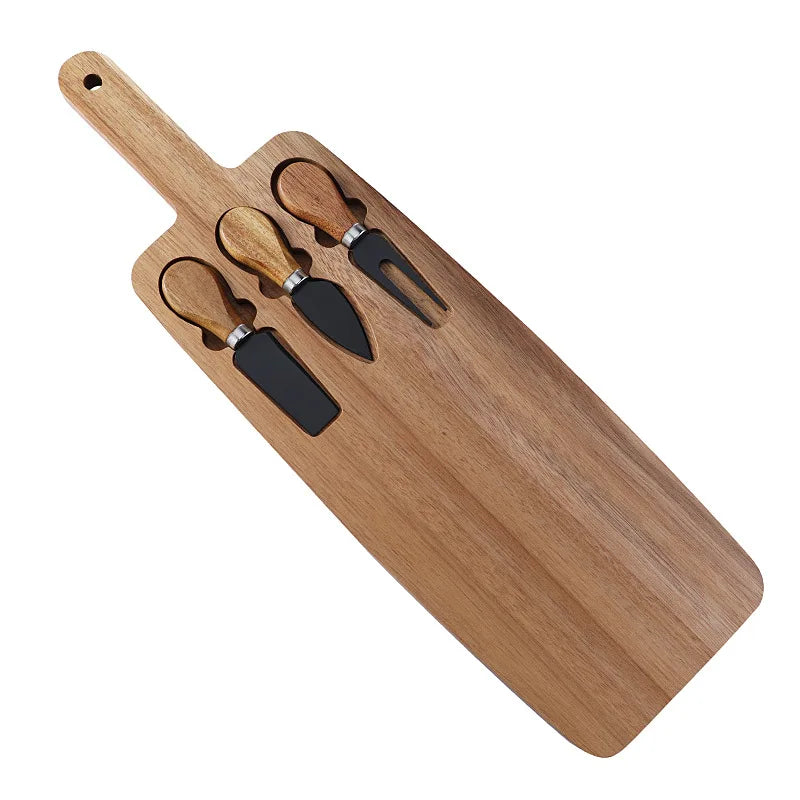 Acacia cheese board set cheese knife cheese board chopping board steak board cheese knife