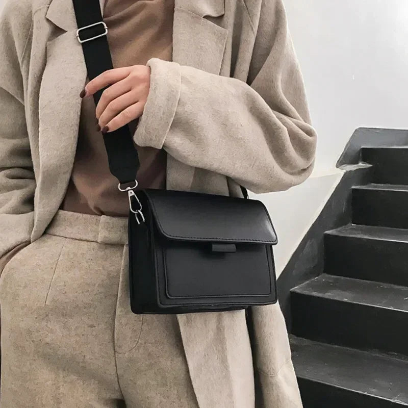 Fashion Brand Women's Small Crossbody Bag | Lightweight PU Leather Messenger Bag (Flap Handbag Purse, Summer Travel Bag for Female)