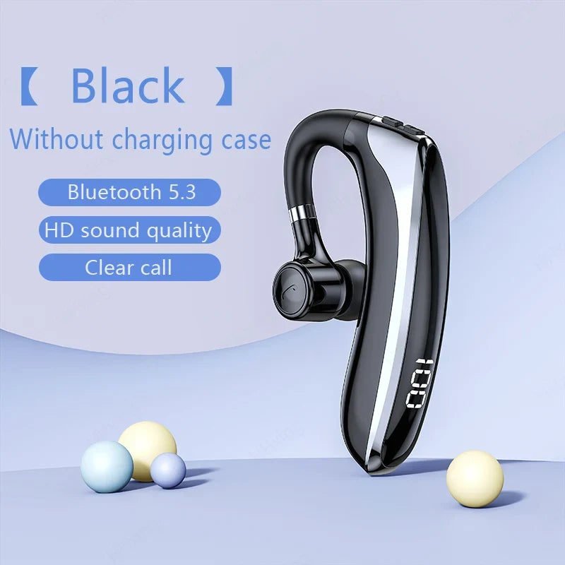 Wireless Bluetooth Headphones With Microphon Earphone ENC Noise Cancelling Handsfree Talking Headset Busines Auriculares Driving