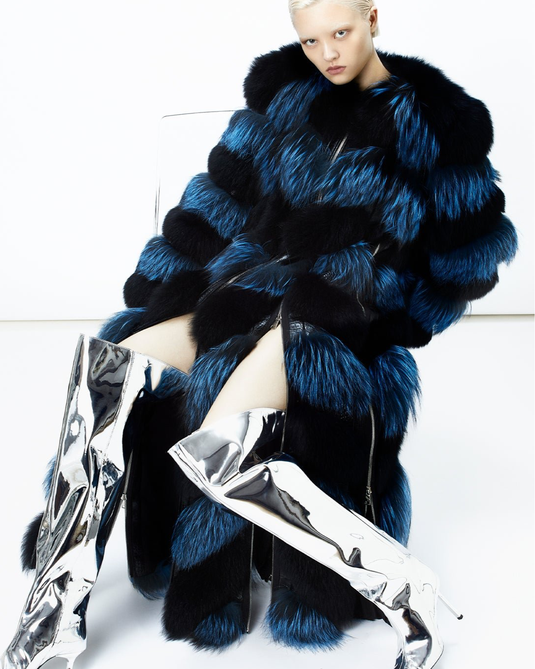 Panther Coat Blue