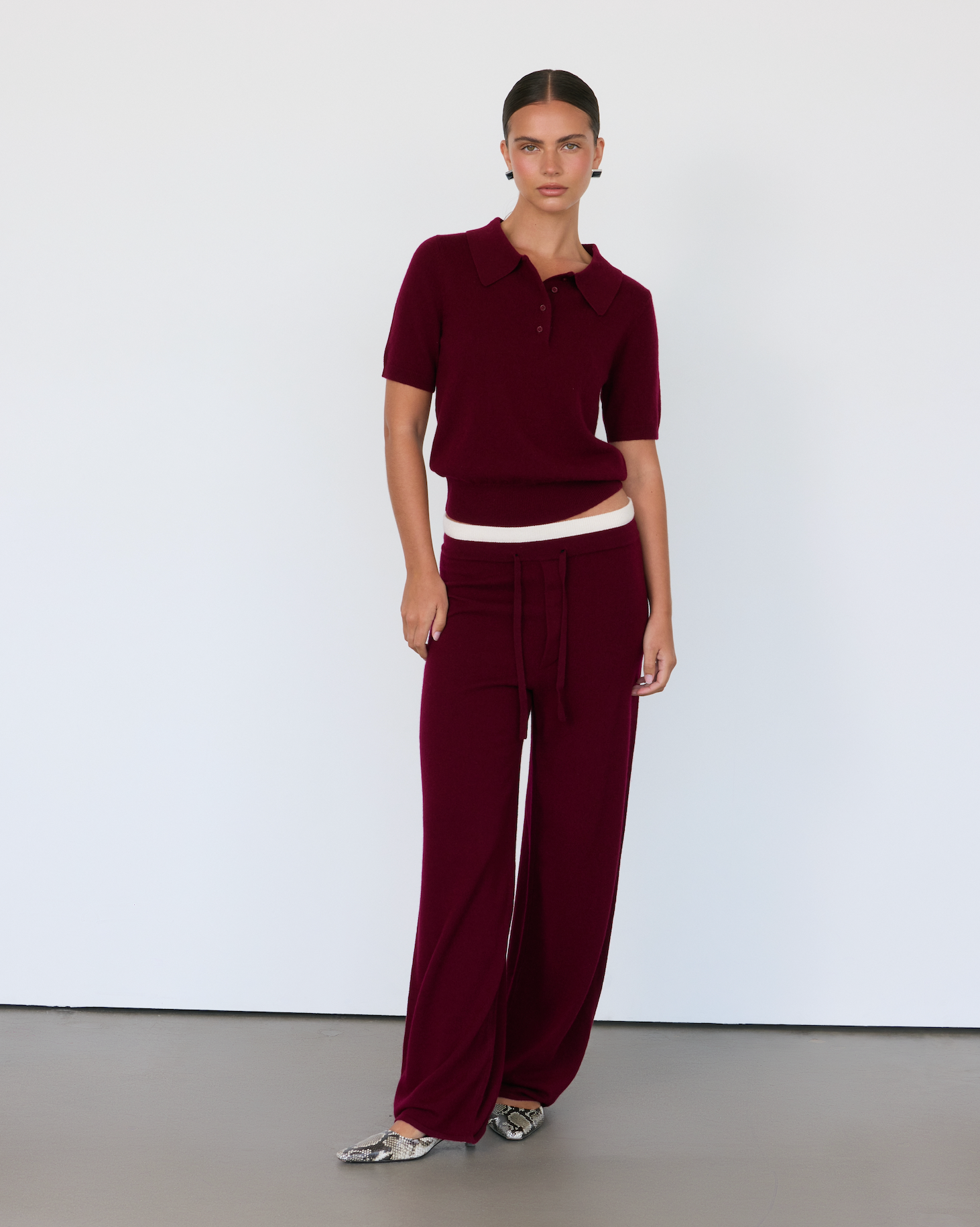 Tove Short Sleeve Cashmere Polo
