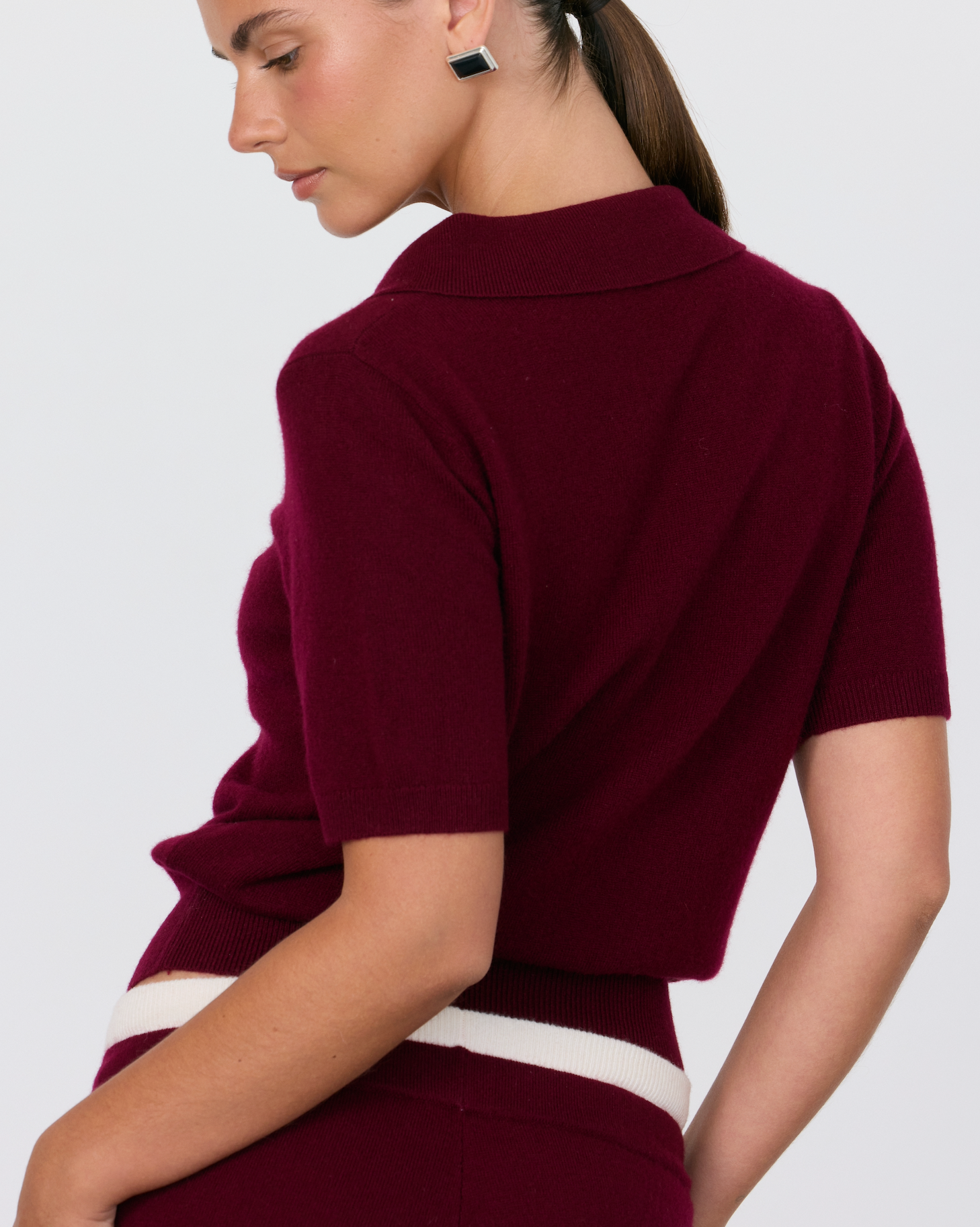 Tove Short Sleeve Cashmere Polo