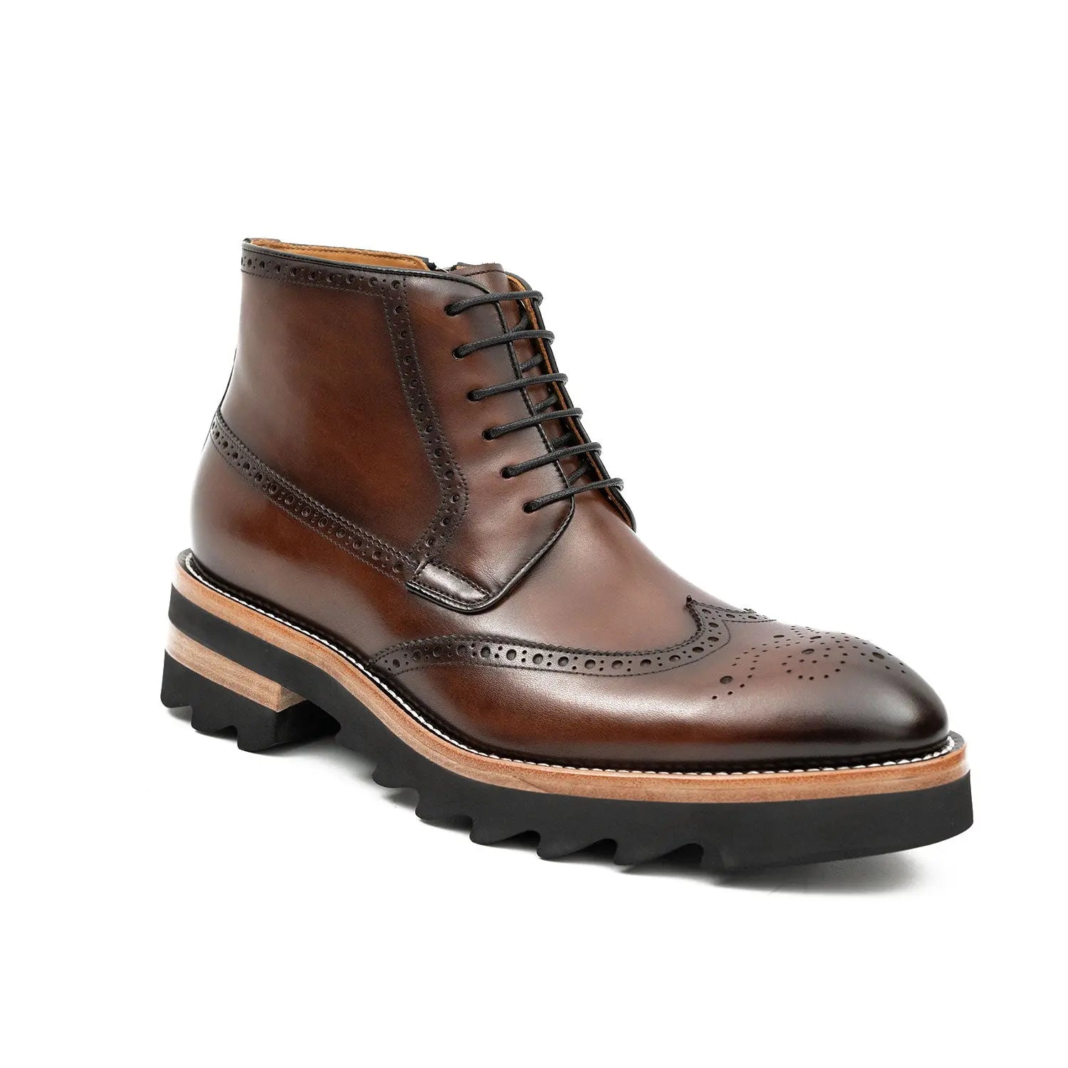 Side - Zipper Martin Boots Coffe