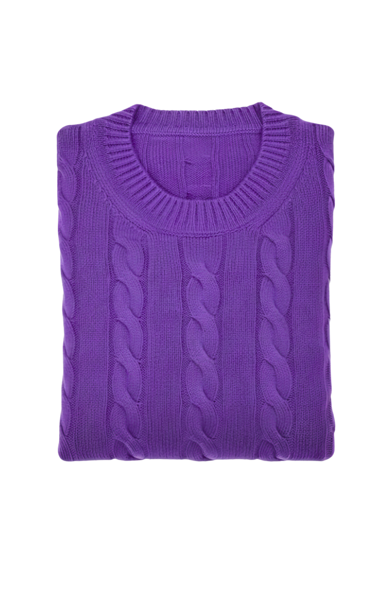 Manrico Cashmere Cable Knit Sweater