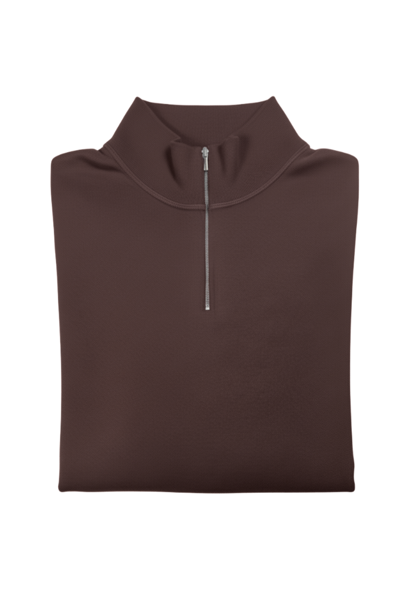 Manrico Cashmere Quarter-Zip Mock Neck Sweater