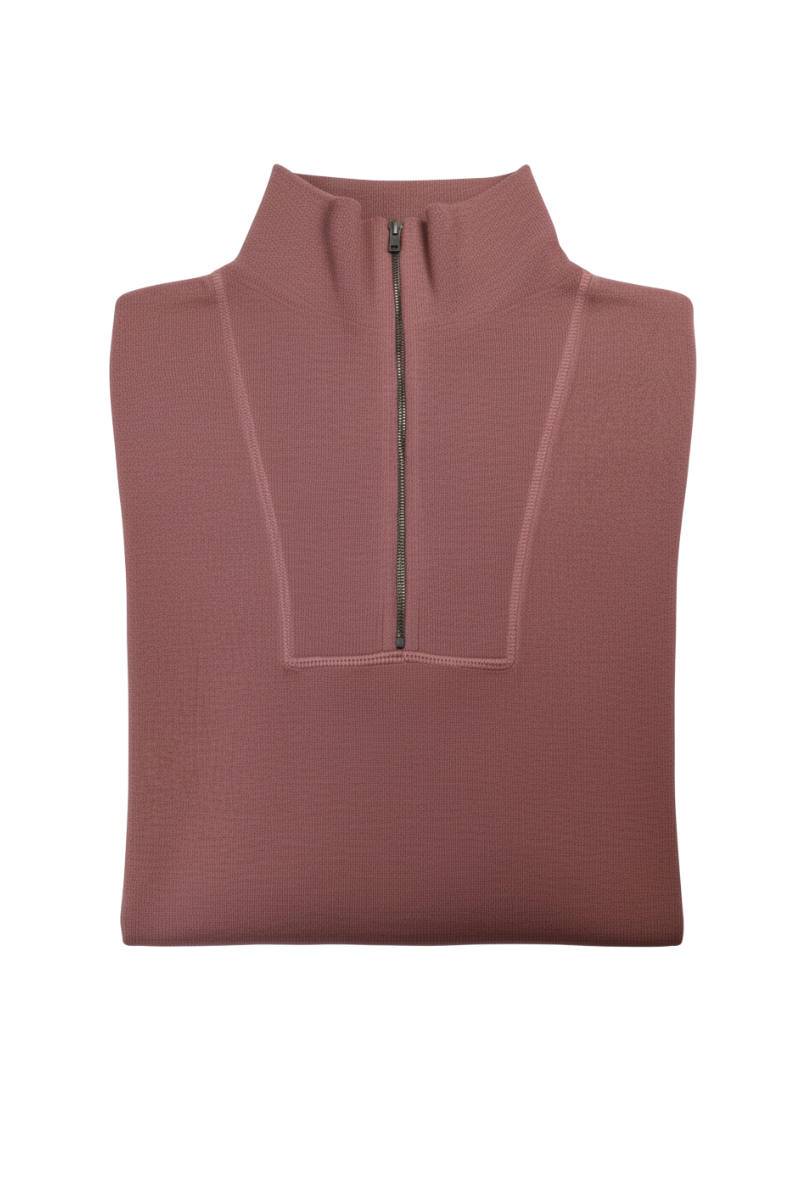 Manrico Cashmere Quarter-Zip Mock Neck Sweater