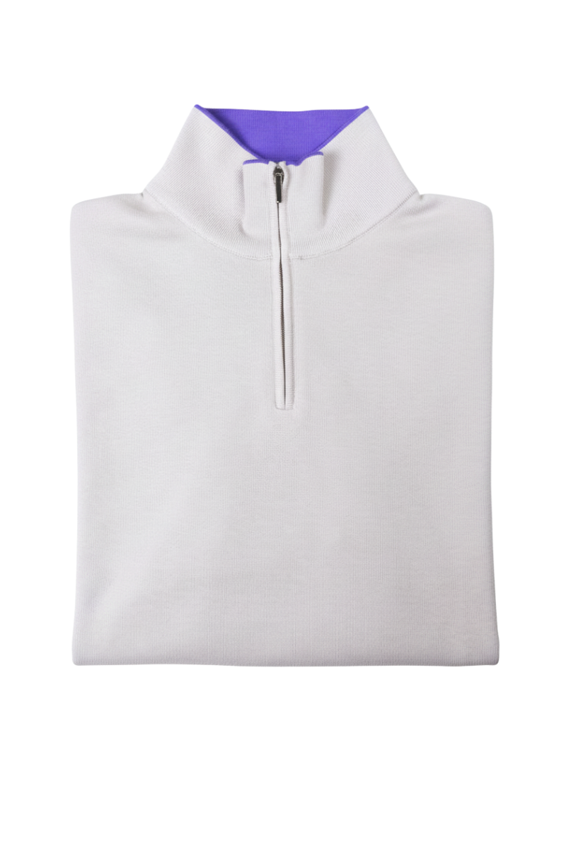 Manrico Cashmere Quarter-Zip Mock Neck Sweater