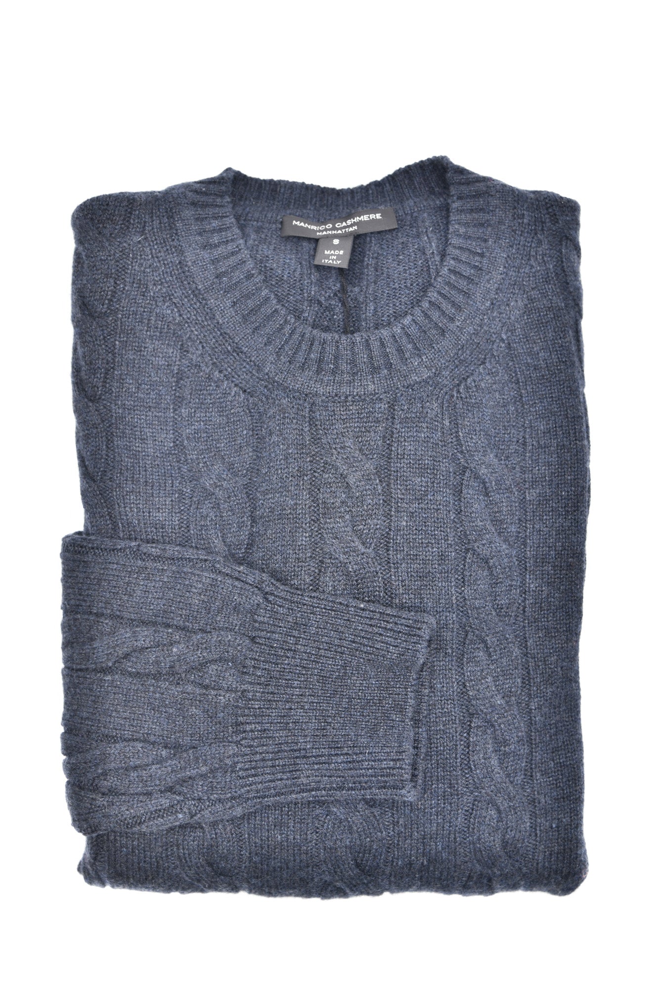 Manrico Cashmere Cable Knit Sweater