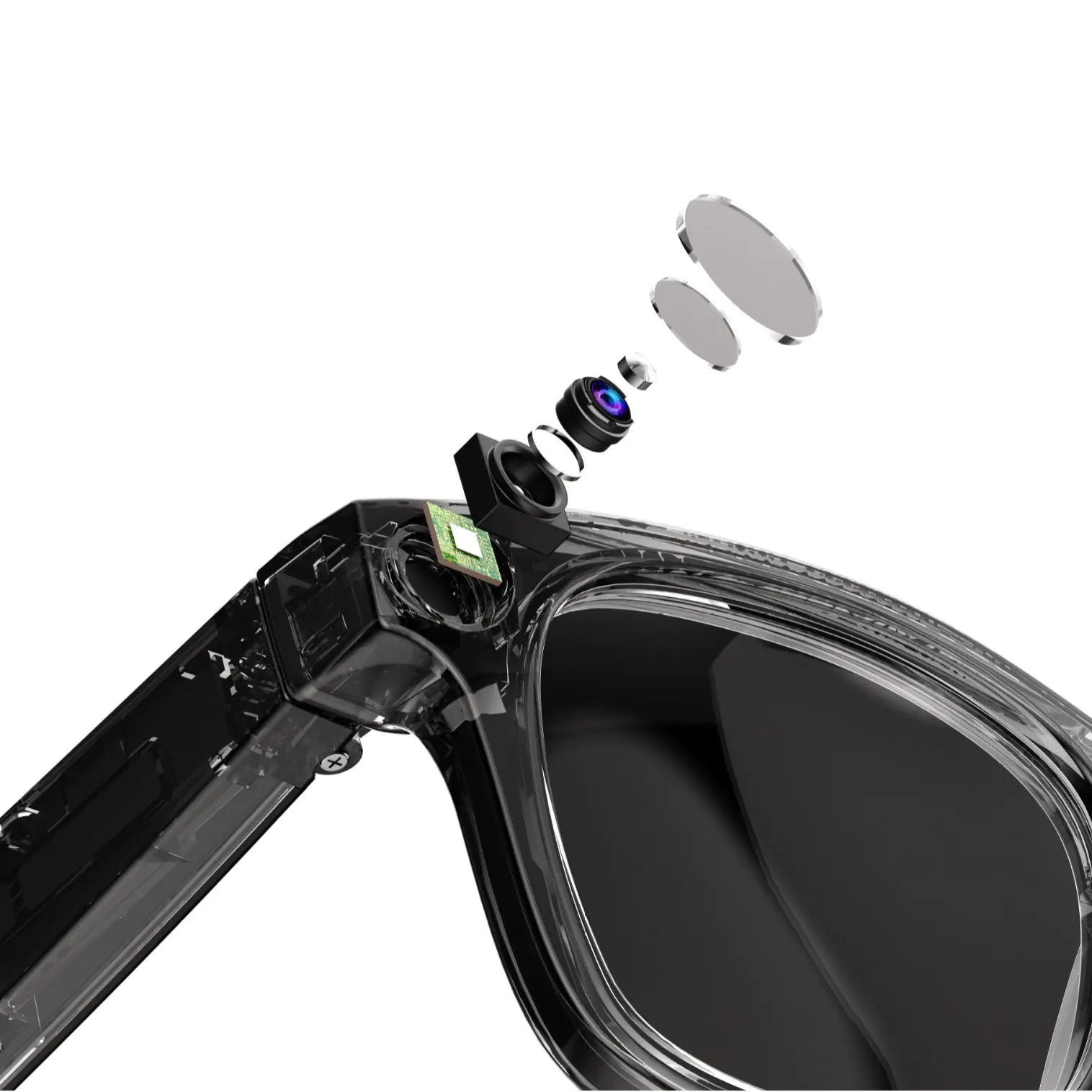 AI Smart Glasses with HD Camera & Translation
