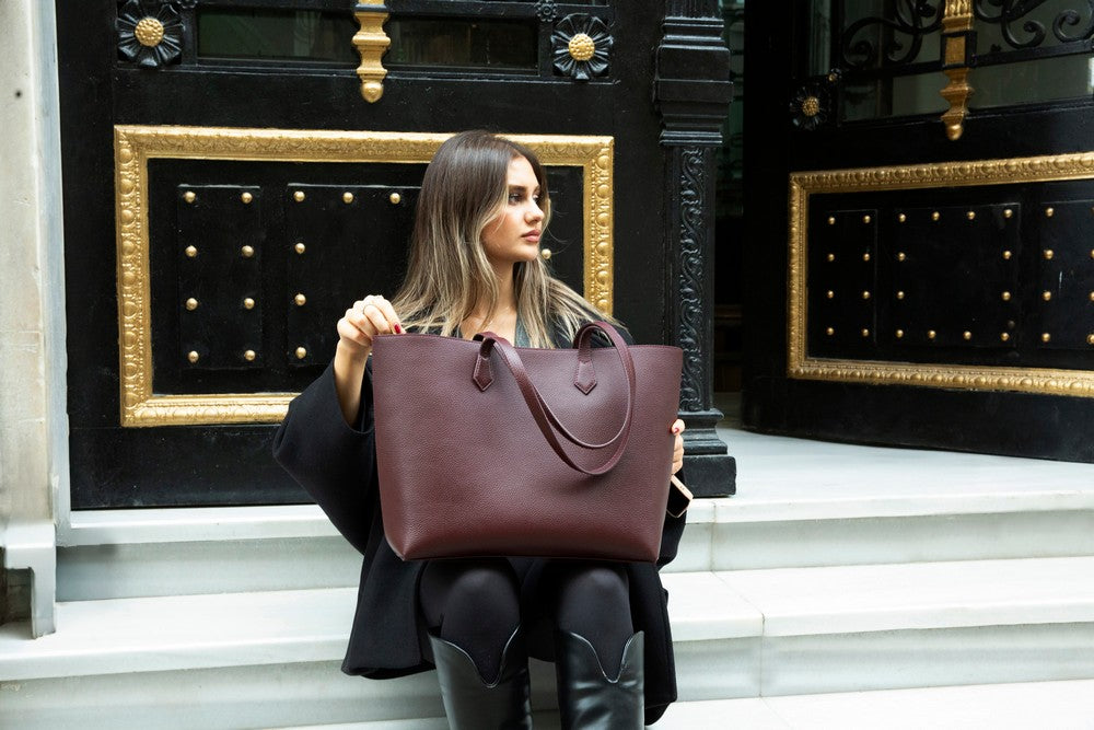 Solea Women’s Leather Bag – Genuine Leather Women’s Tote Shoulder Bag for Everyday Use | Minimal & Handcrafted