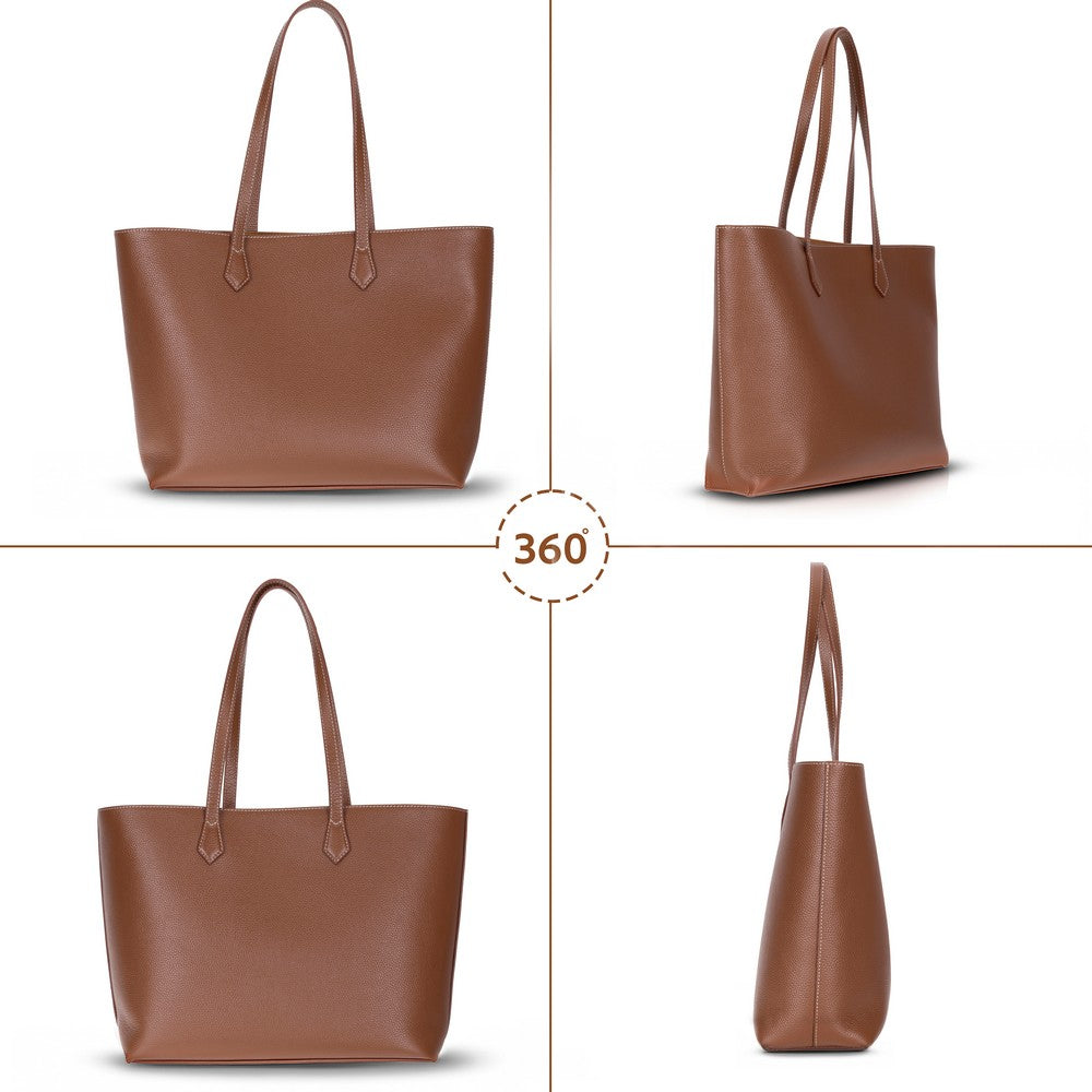 Solea Women’s Leather Bag – Genuine Leather Women’s Tote Shoulder Bag for Everyday Use | Minimal & Handcrafted