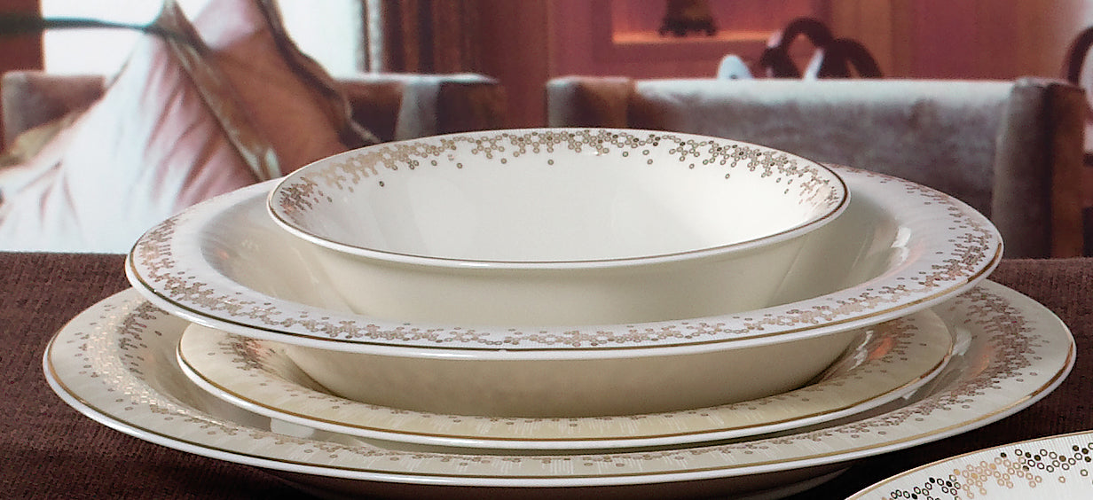 Sparkle 20pc Bone China