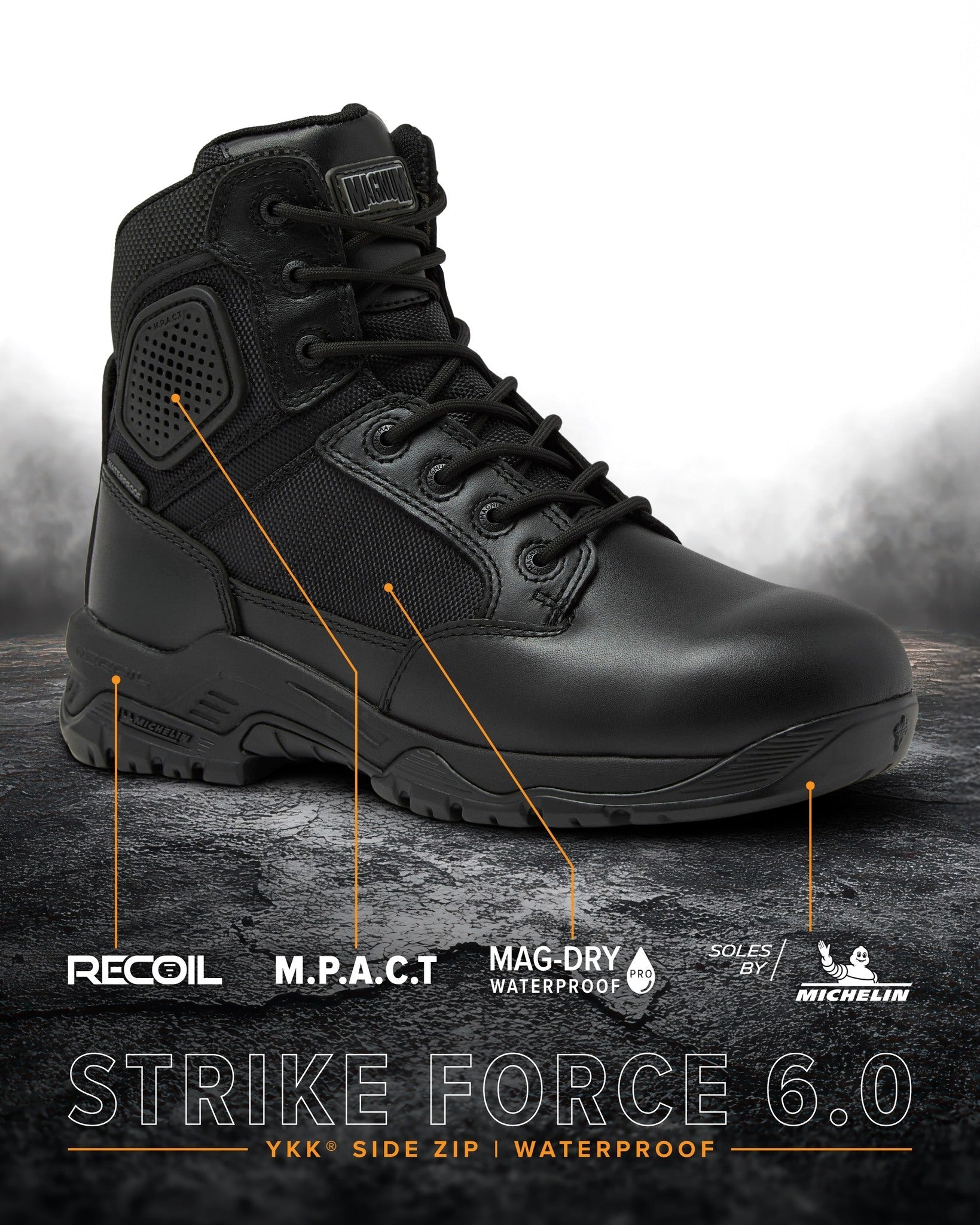 STRIKE FORCE 6" Boot SZ WP