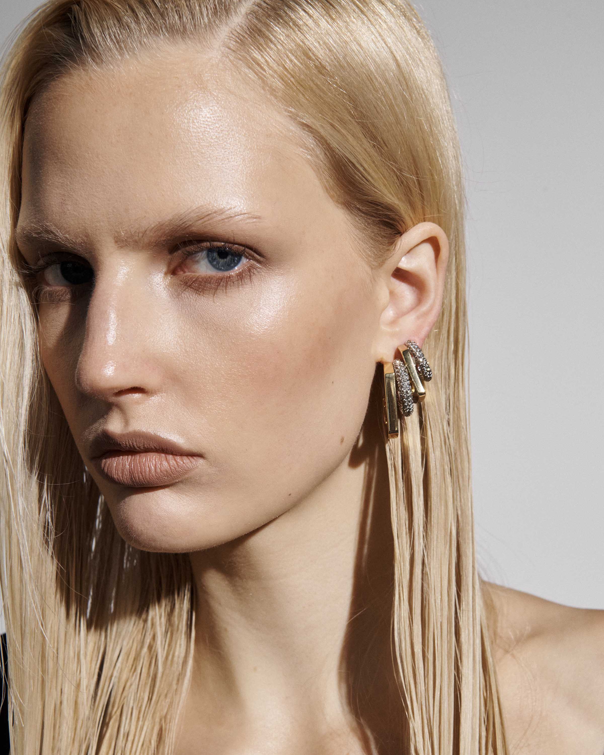 Tina Mini Pavé Earrings