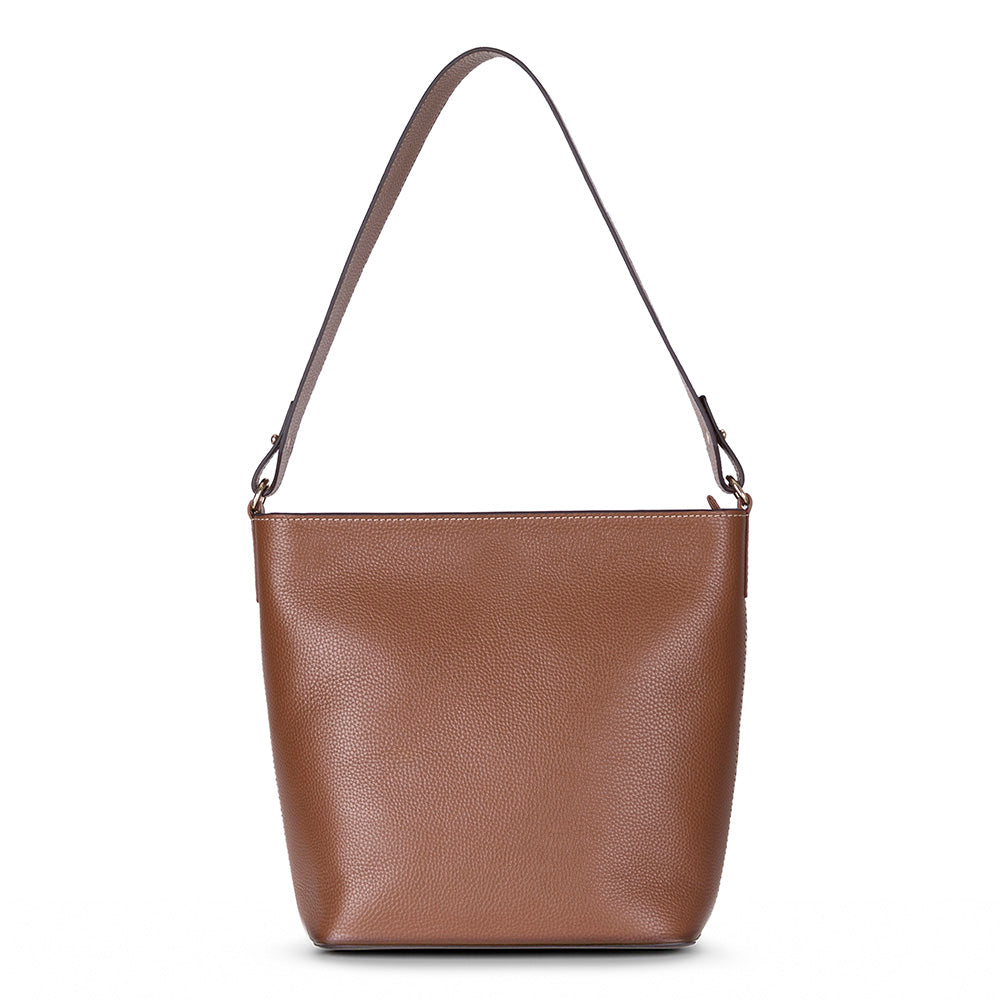 Elena Women’s Leather Tote Bag – Genuine Leather Shoulder Bag for Everyday Function | Minimal & Handcrafted