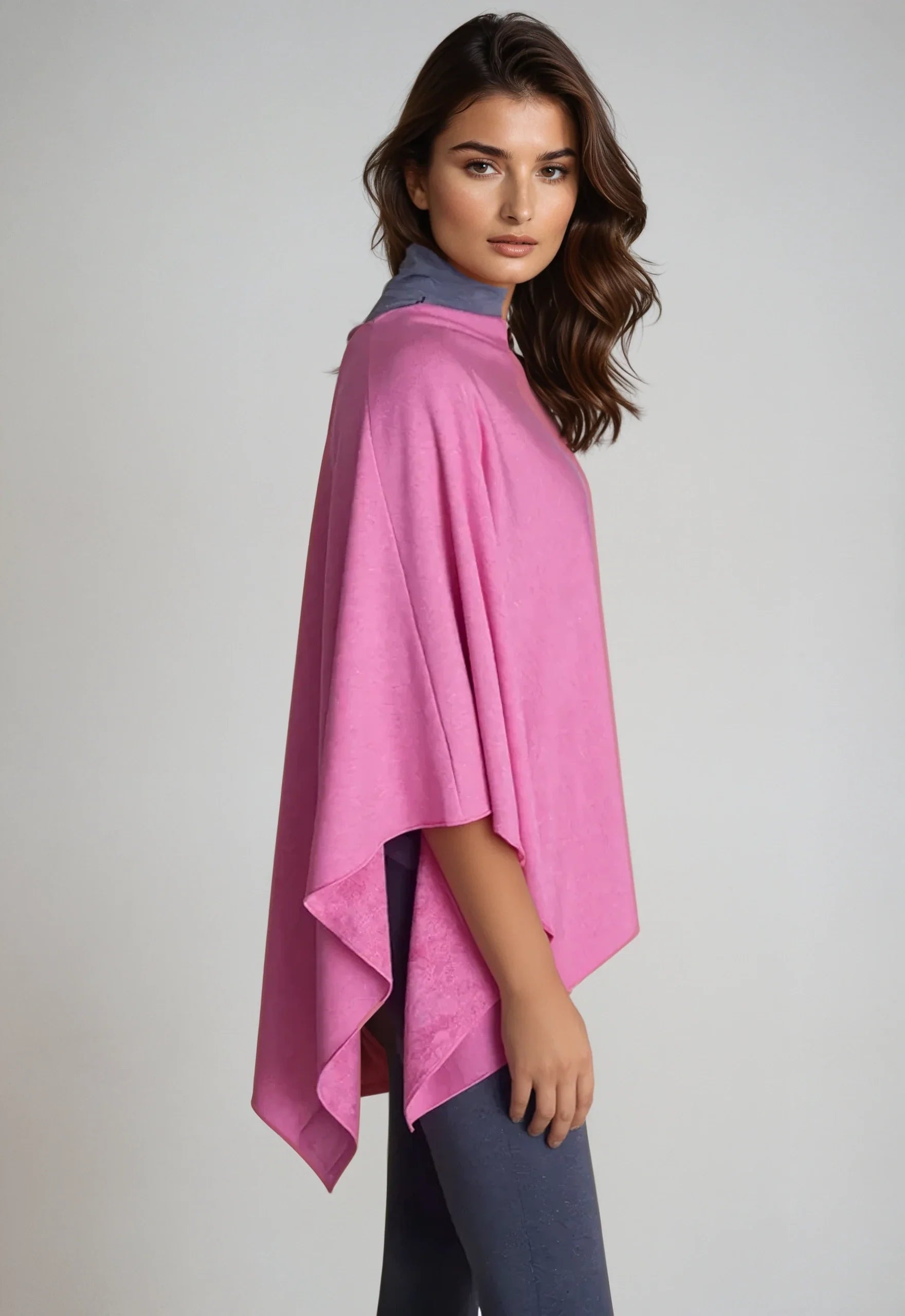 Tech Poncho - Pink - Women