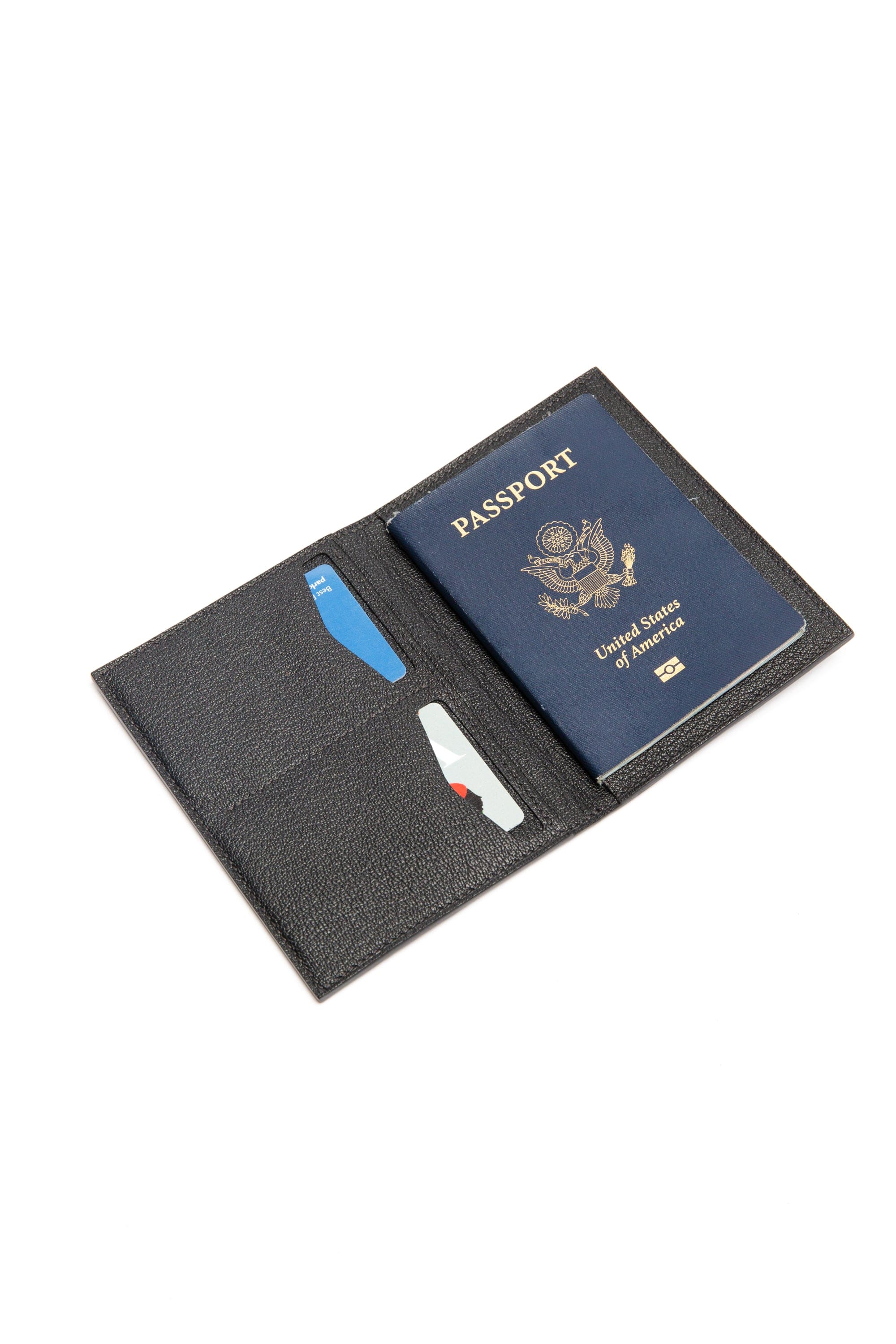 The Hanover Passport Wallet - Triple Black Matte