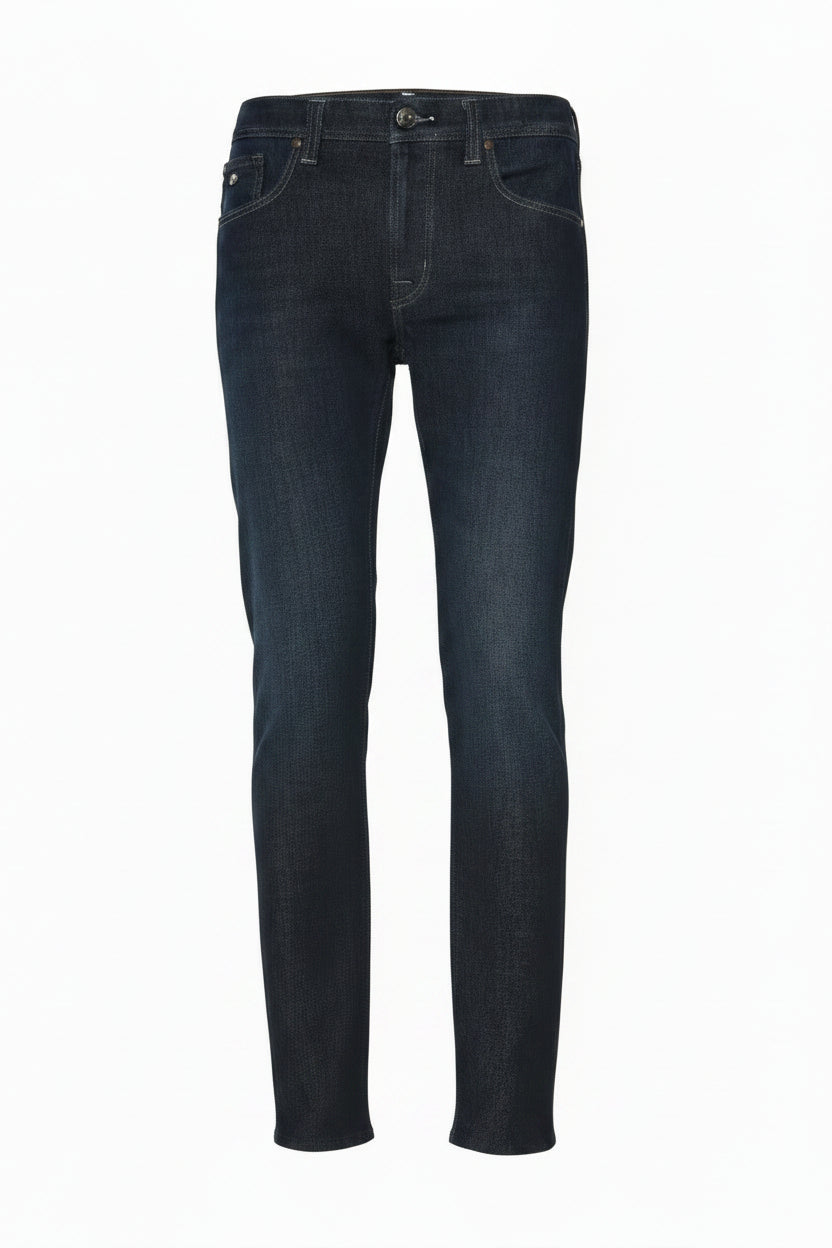 Tramarossa Solid Dark Denim Jeans