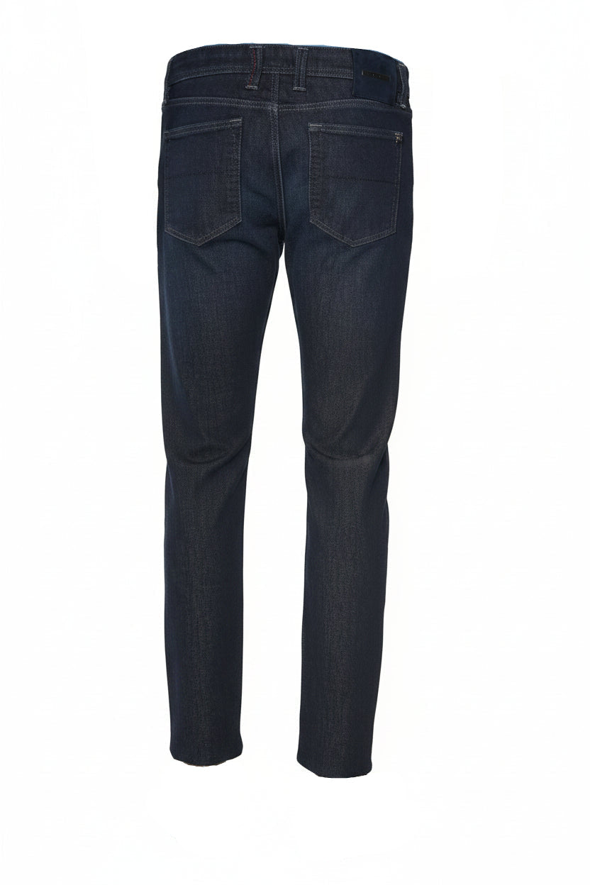 Tramarossa Solid Dark Denim Jeans