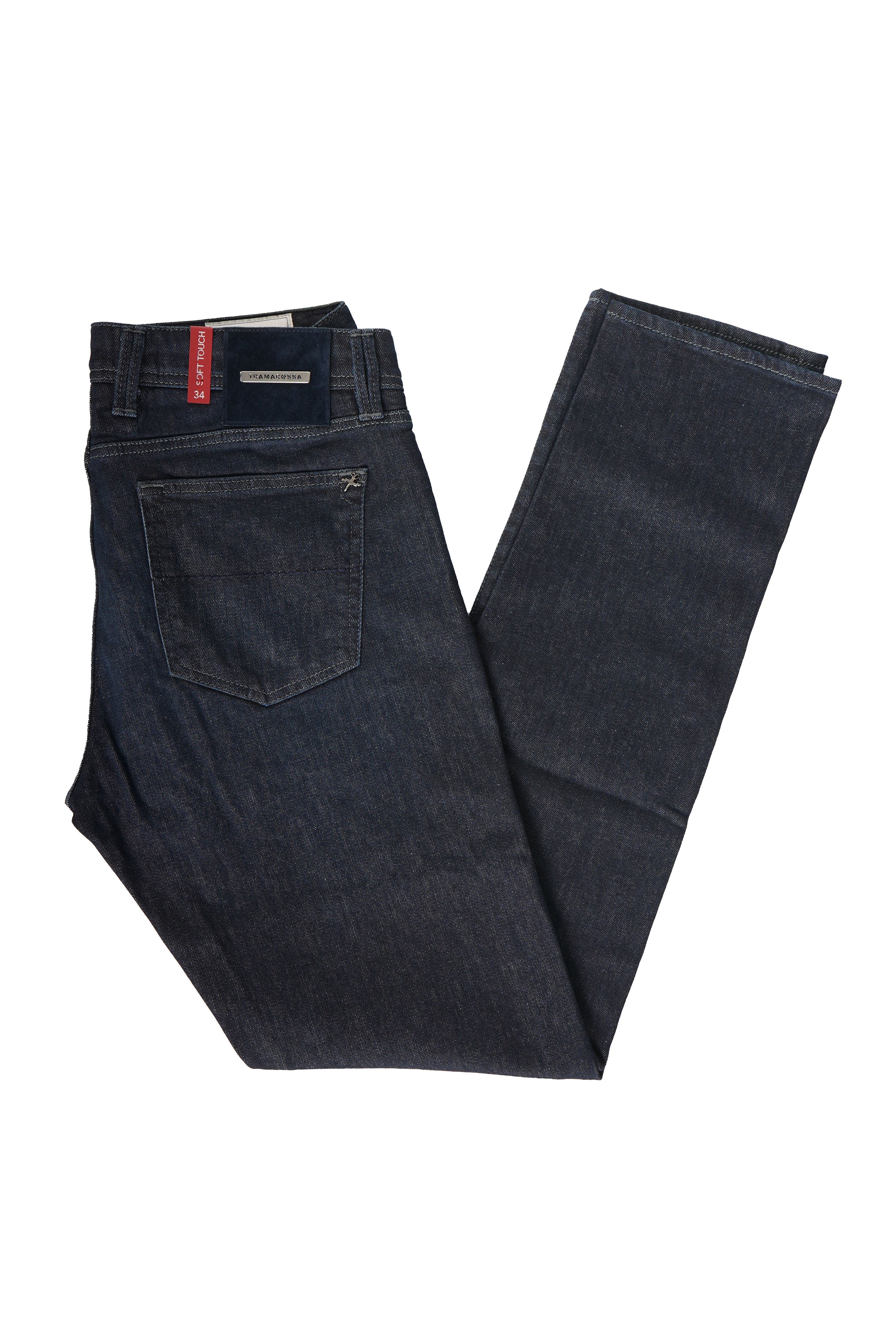 Tramarossa Solid Dark Denim Jeans