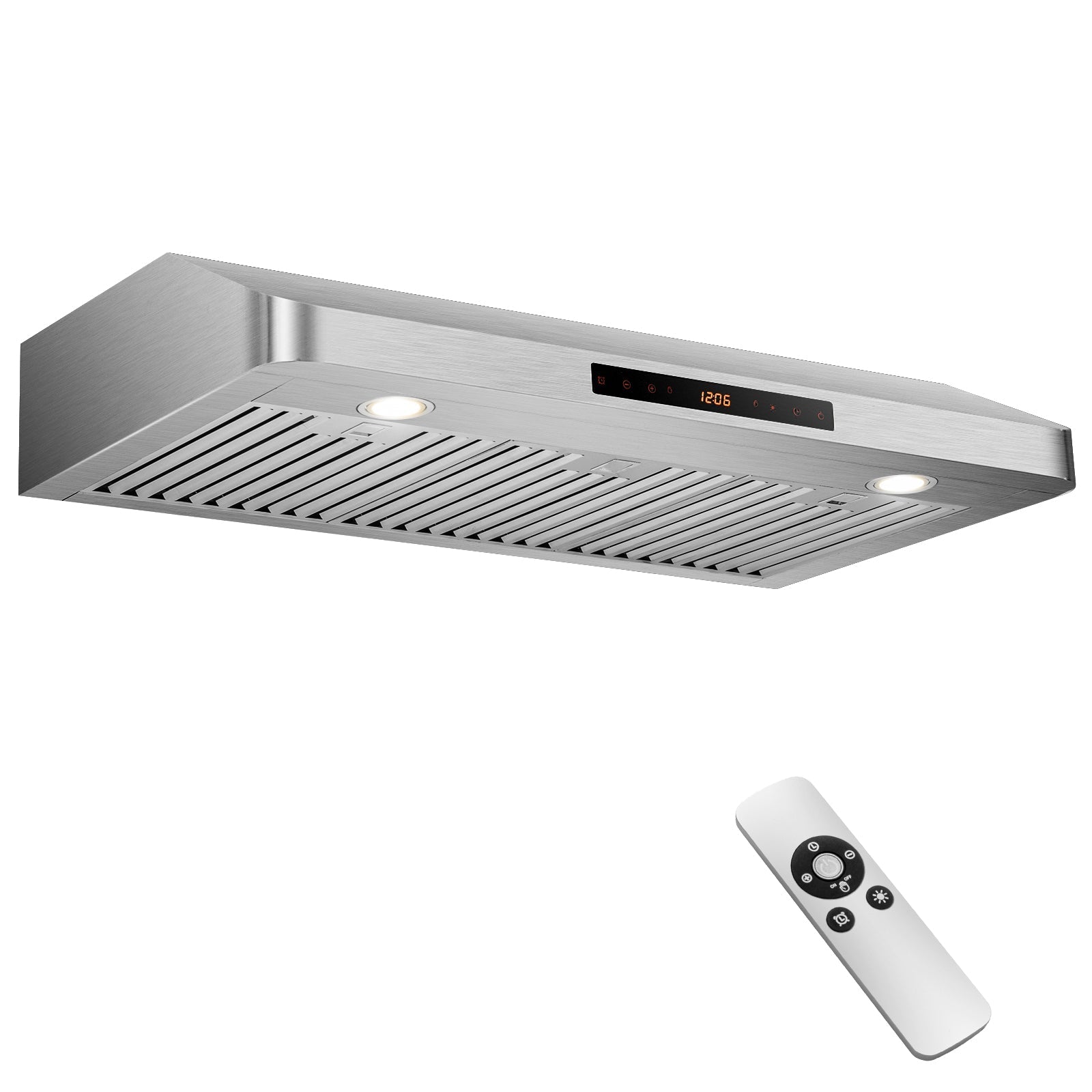 35.5/29.5 Inch Under Cabinet Range Hood 900 CFM Kitchen Vent with 4 Fan Speed