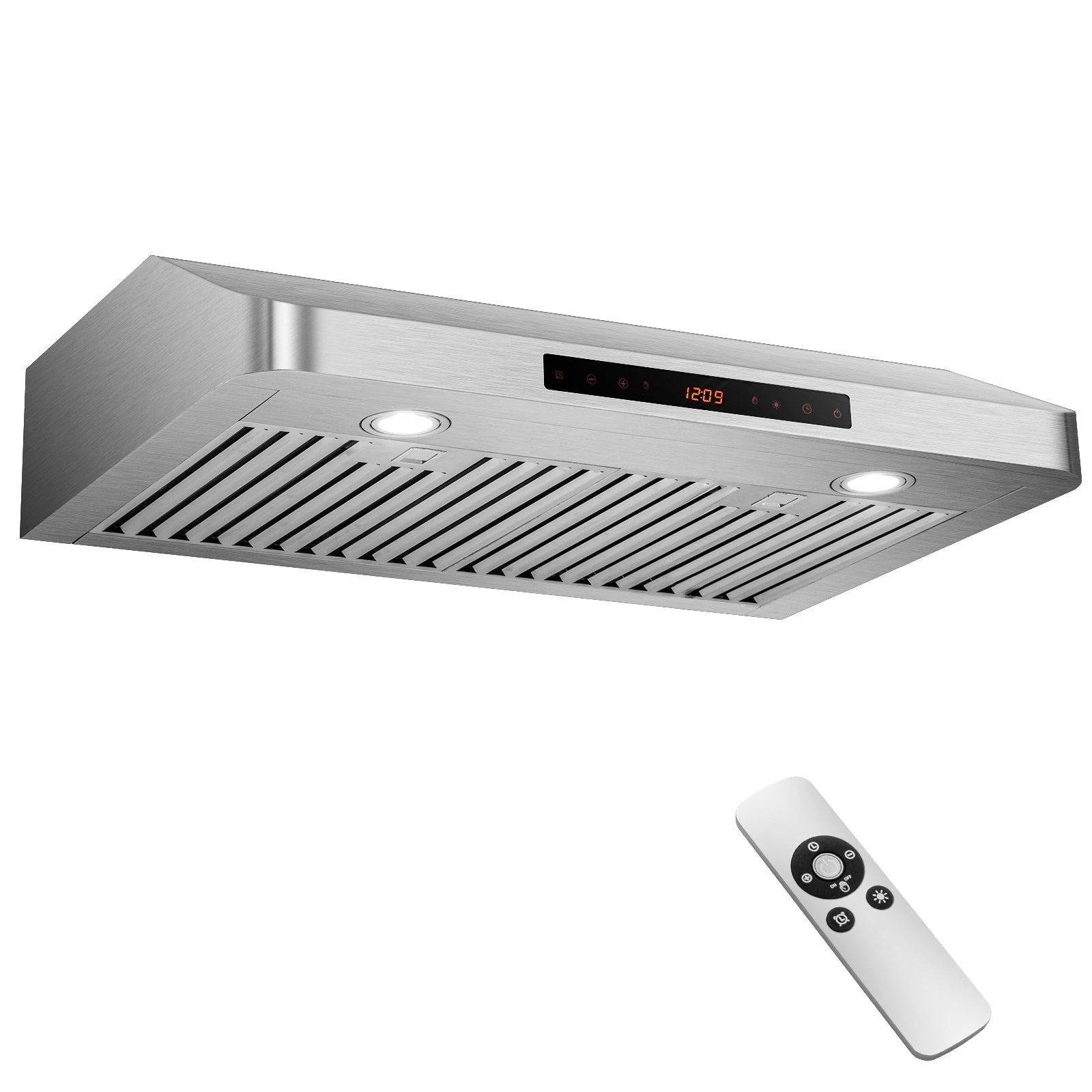 35.5/29.5 Inch Under Cabinet Range Hood 900 CFM Kitchen Vent with 4 Fan Speed
