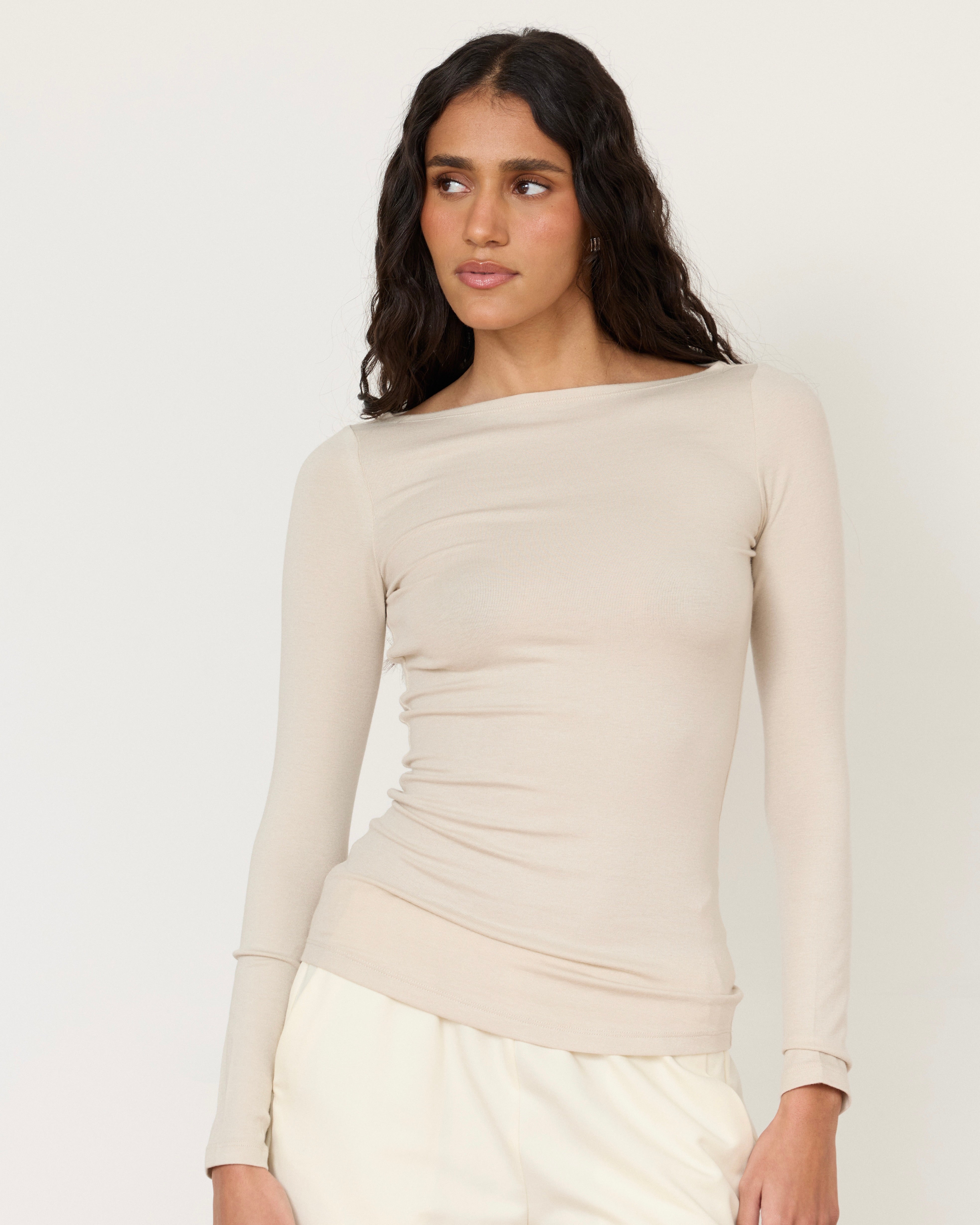 Lane Boatneck Top