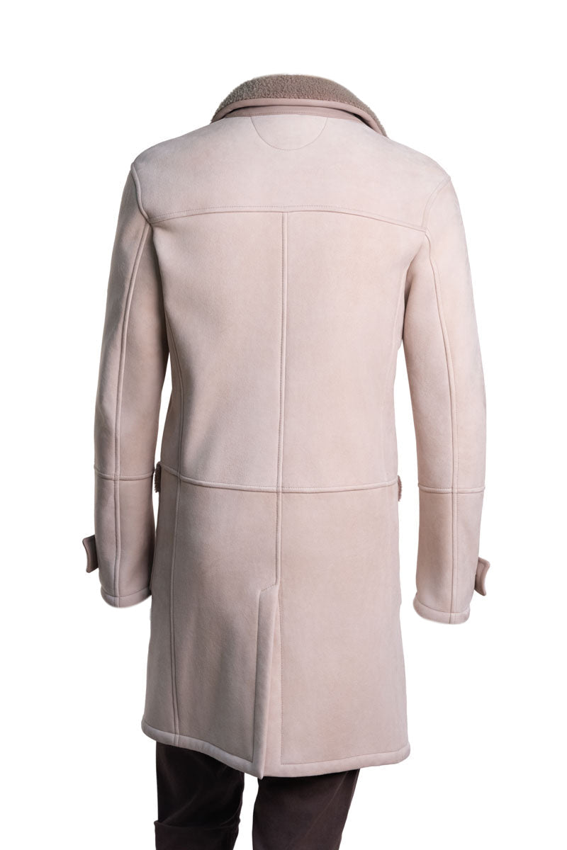 Kiton Zip-Up Lambskin-Shearling-Cashmere Coat