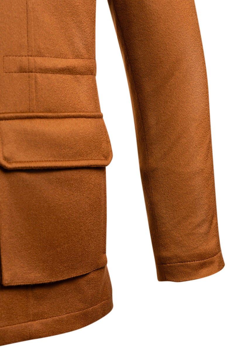Kired by Kiton KONE Cashmere-Mink Fur Overcoat