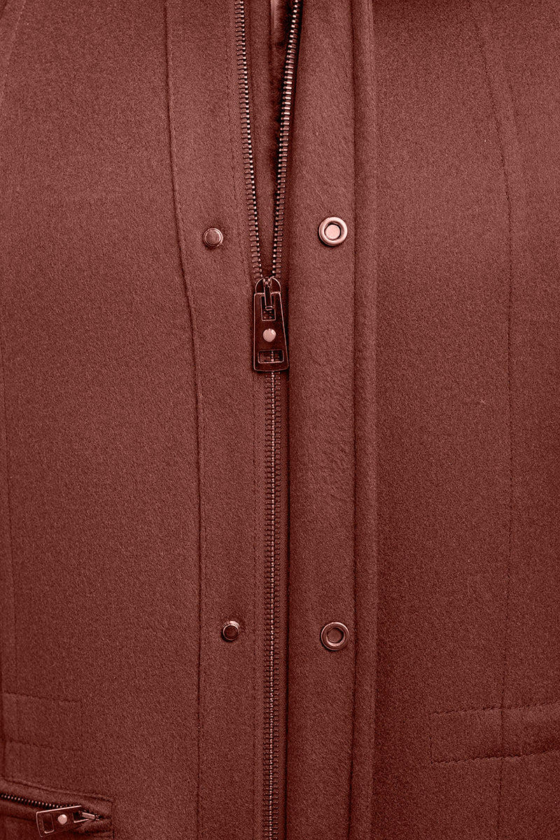 Kired by Kiton KONE Cashmere-Mink Fur Overcoat