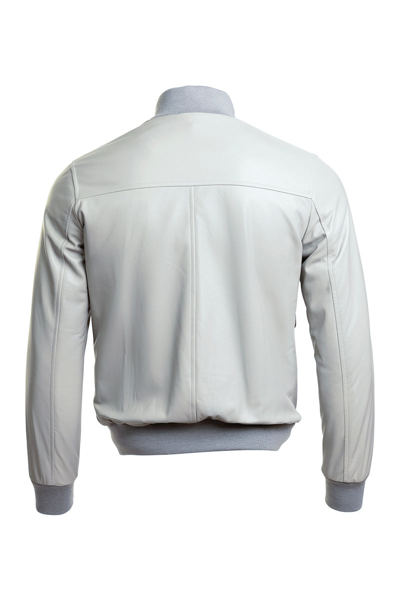 Kired by Kiton INN Lambskin-Virgin Wool Bomber