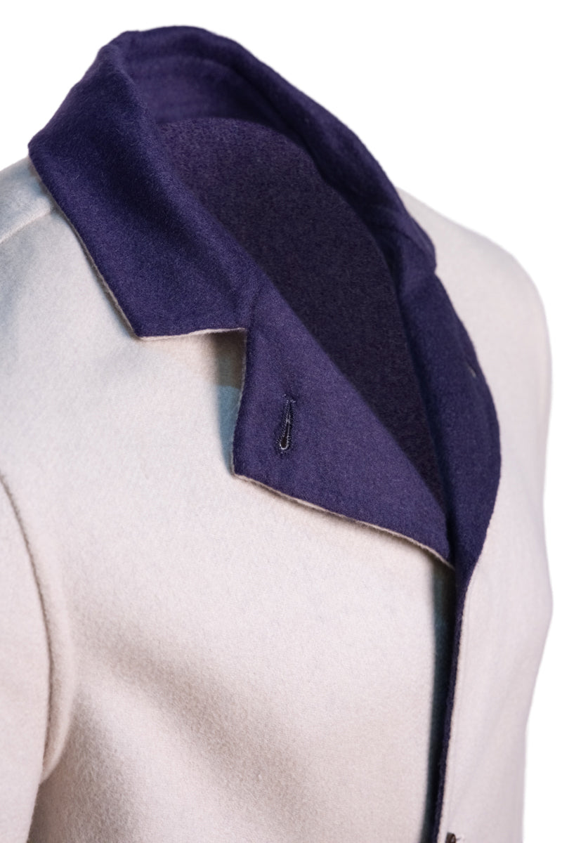 Kired by Kiton PARANA1 Cashmere Reversible Overcoat
