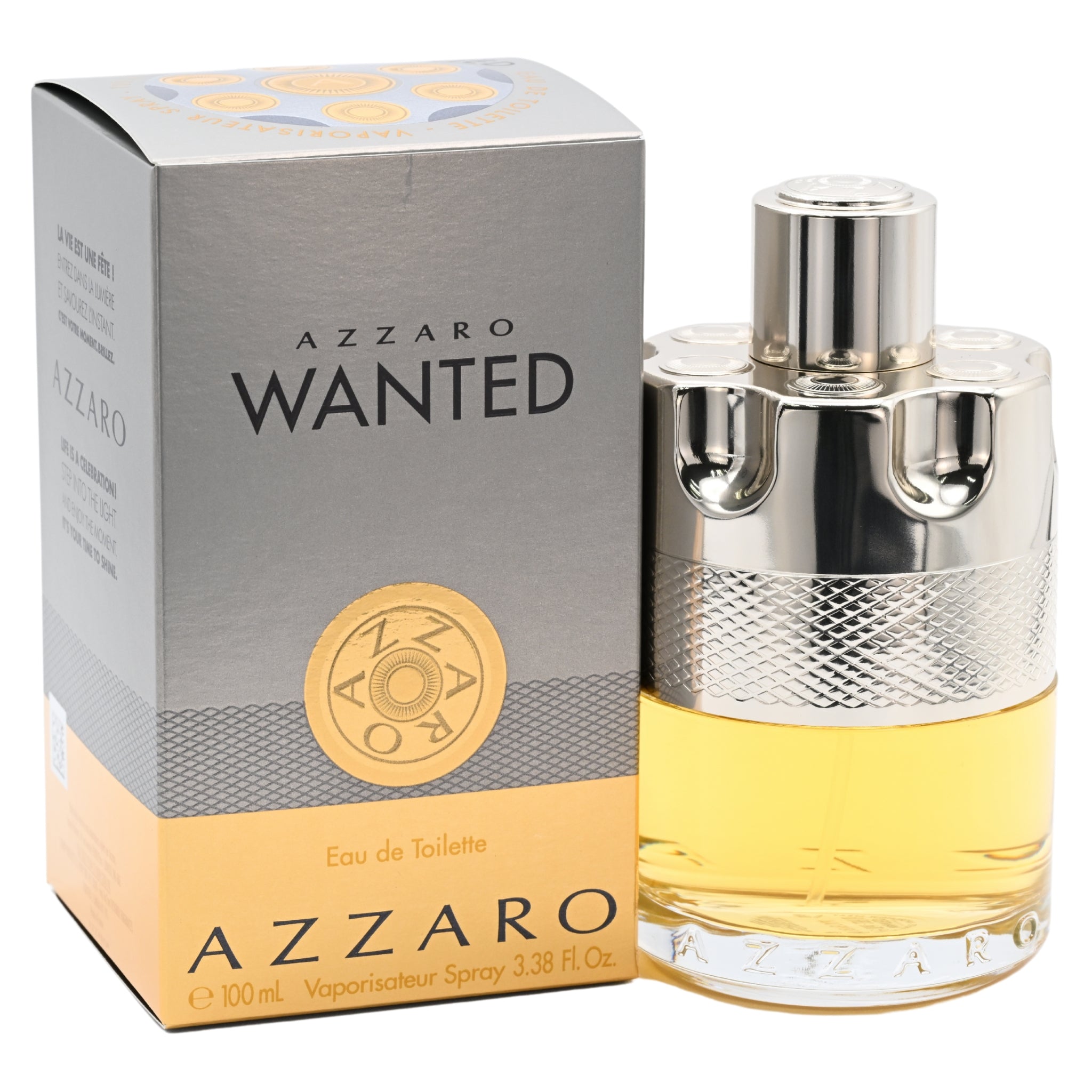 Azzaro Wanted Eau De Toilette Spray for Men 3.4 oz