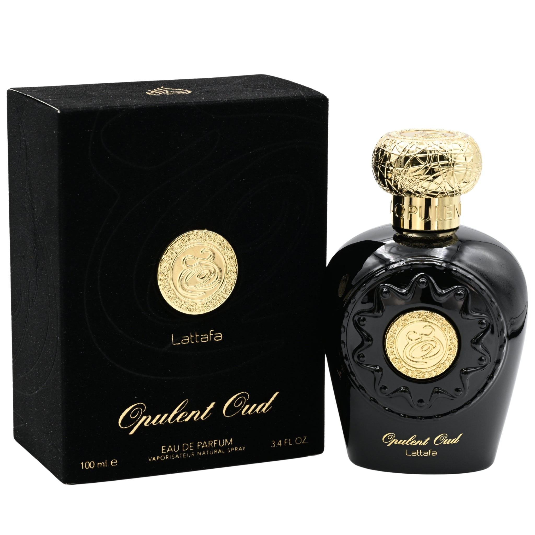 Lattafa Opulent Oud Unisex Eau De Parfum Spray 3.4 oz