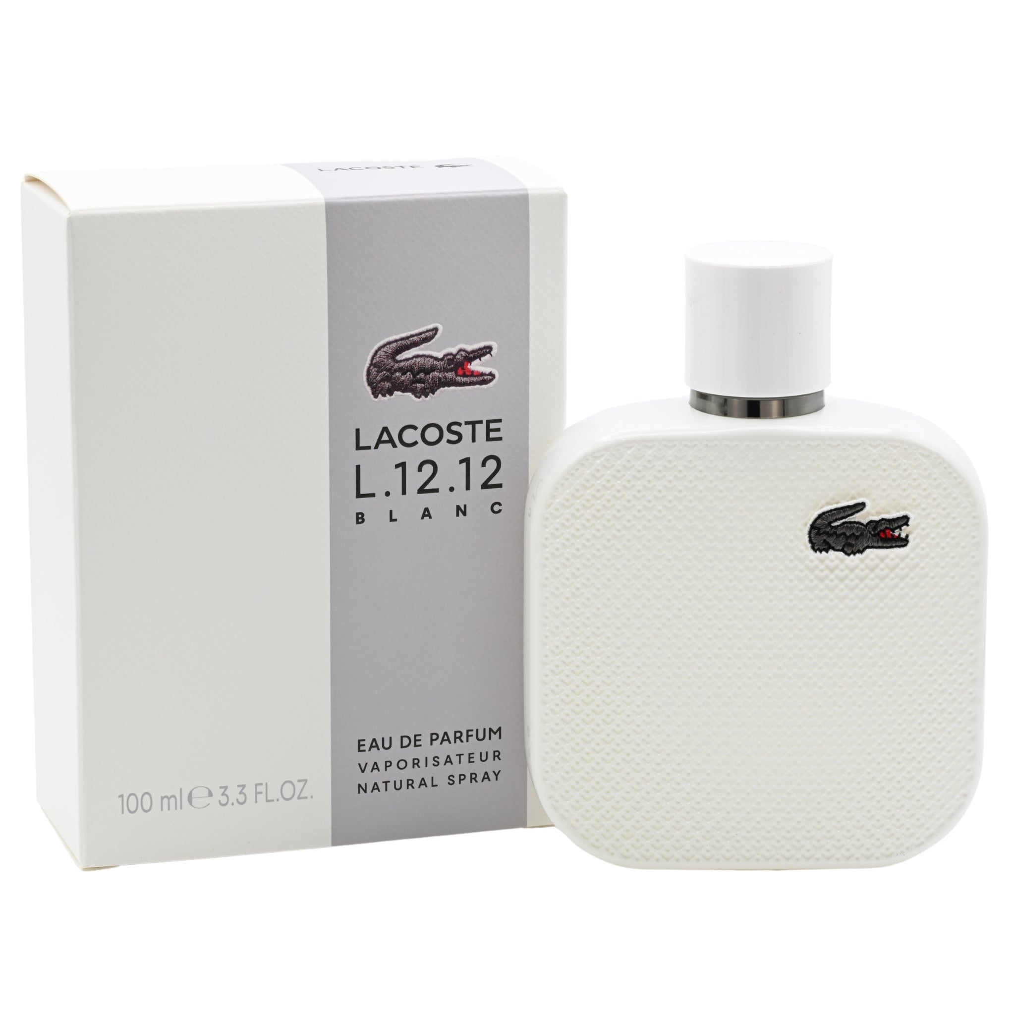 Lacoste L.12.12 Blanc 3.3 oz EDP Perfume for Him – Long Lasting Fresh Scent