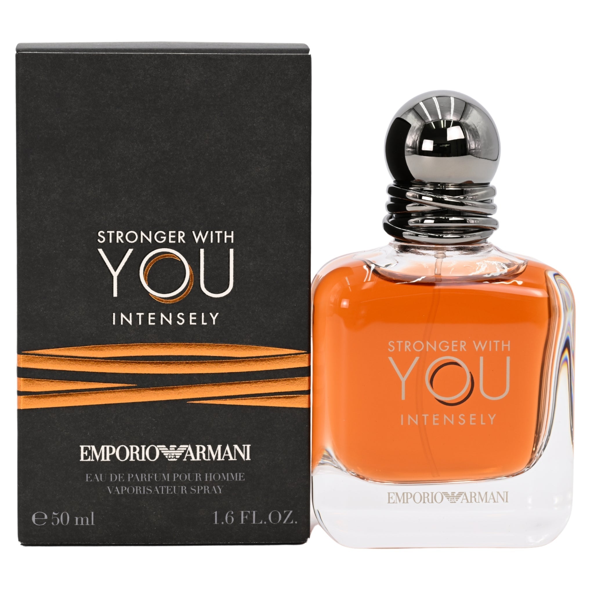 Stronger With You Intensely by Armani Eau De Parfum Spray 1.6 oz