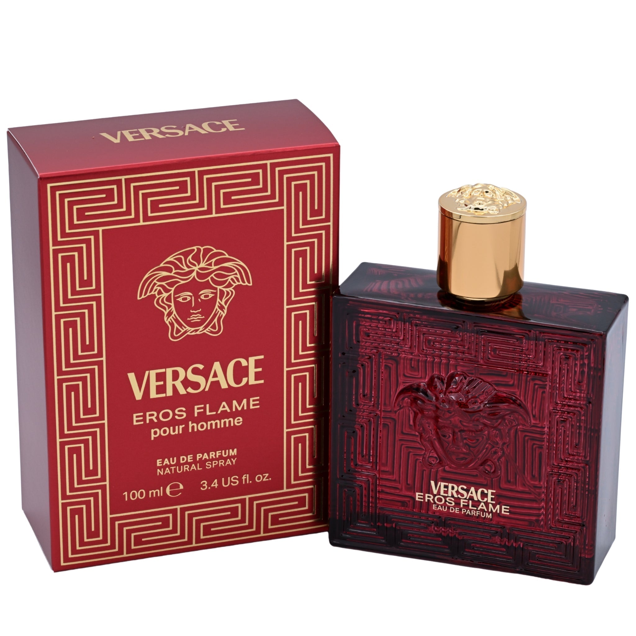 VERSACE EROS FLAME by Versace for Men Eau De Parfum 3.4 oz