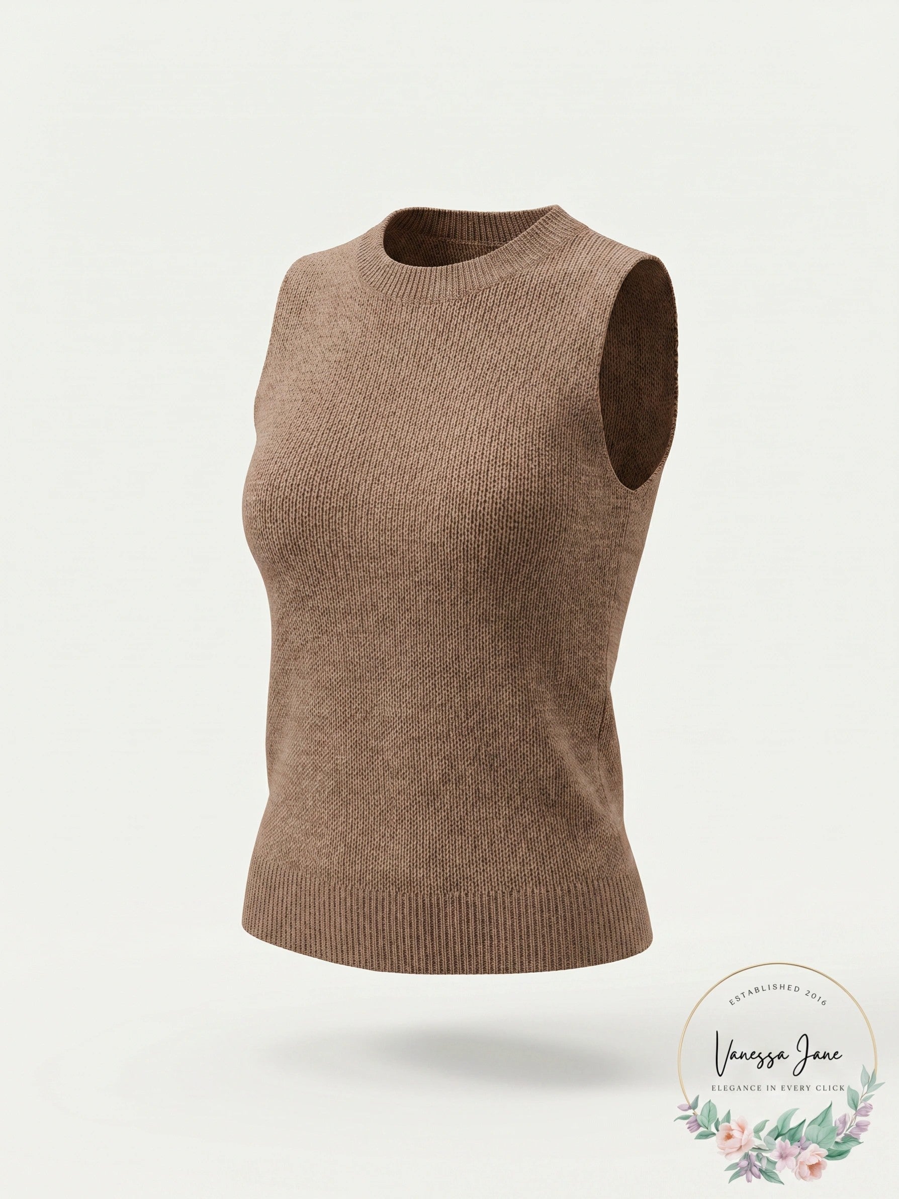 C by Bloomingdales Sleeveless Cashmere Sweater, Size Medium