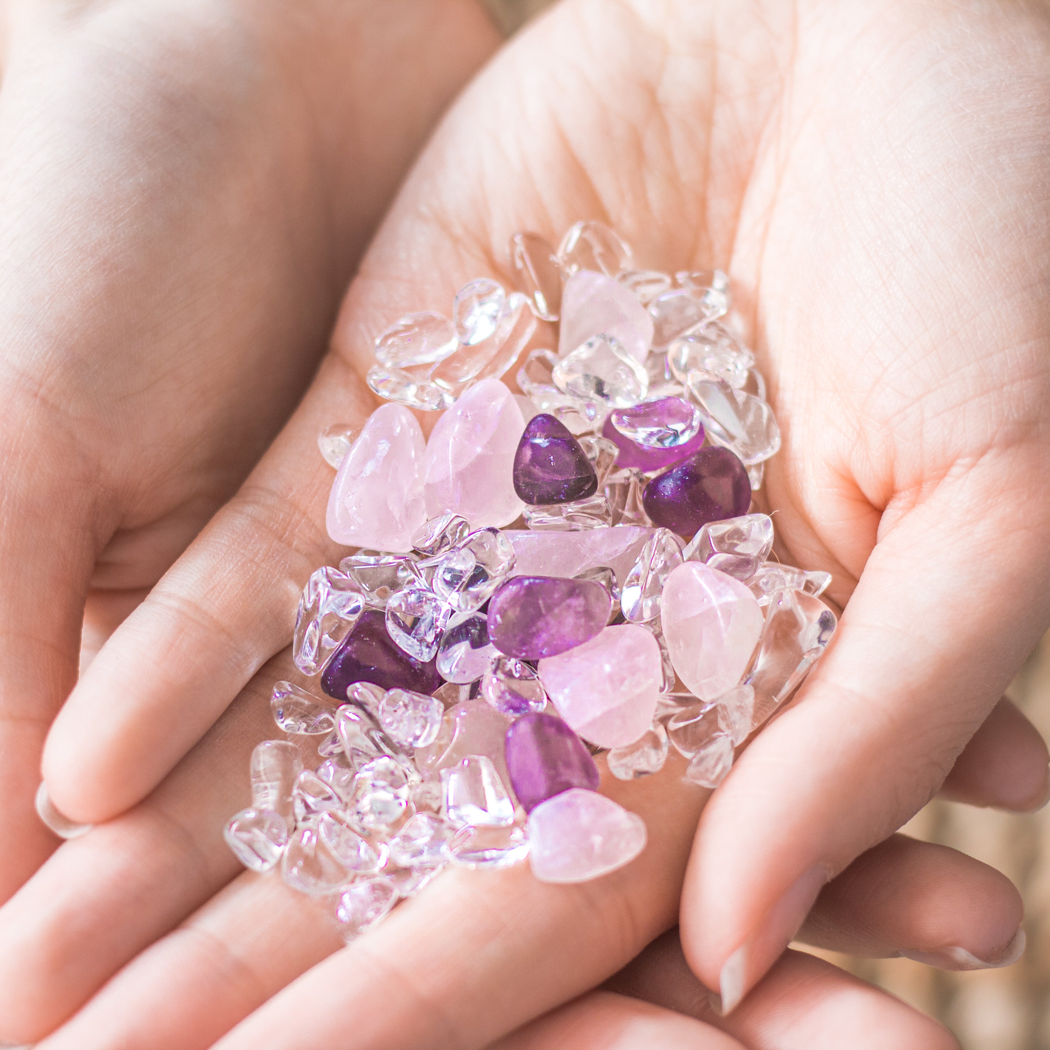 ViA WELLNESS | Amethyst, Rose Quartz & Clear Quartz