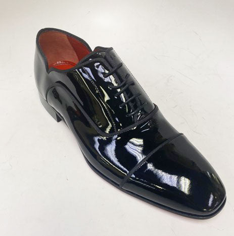 C Collection Patent Leather Oxford - Black
